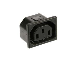 Kaltgeräte-Einbaukupplung 10 A/250 V Kaltgeräte-Einbaukupplung 10 A/250 V