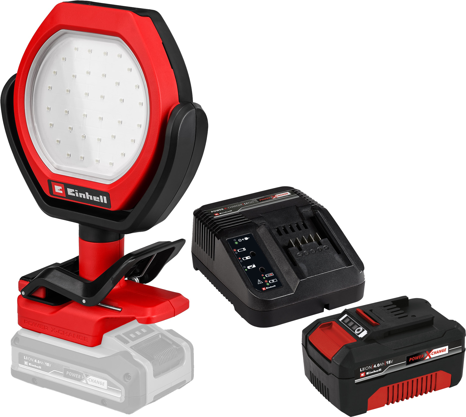EINHELL Akku-Outdoor-Lampe GC-OL 18/1500 Li Kit (1x 4,0 Ah)