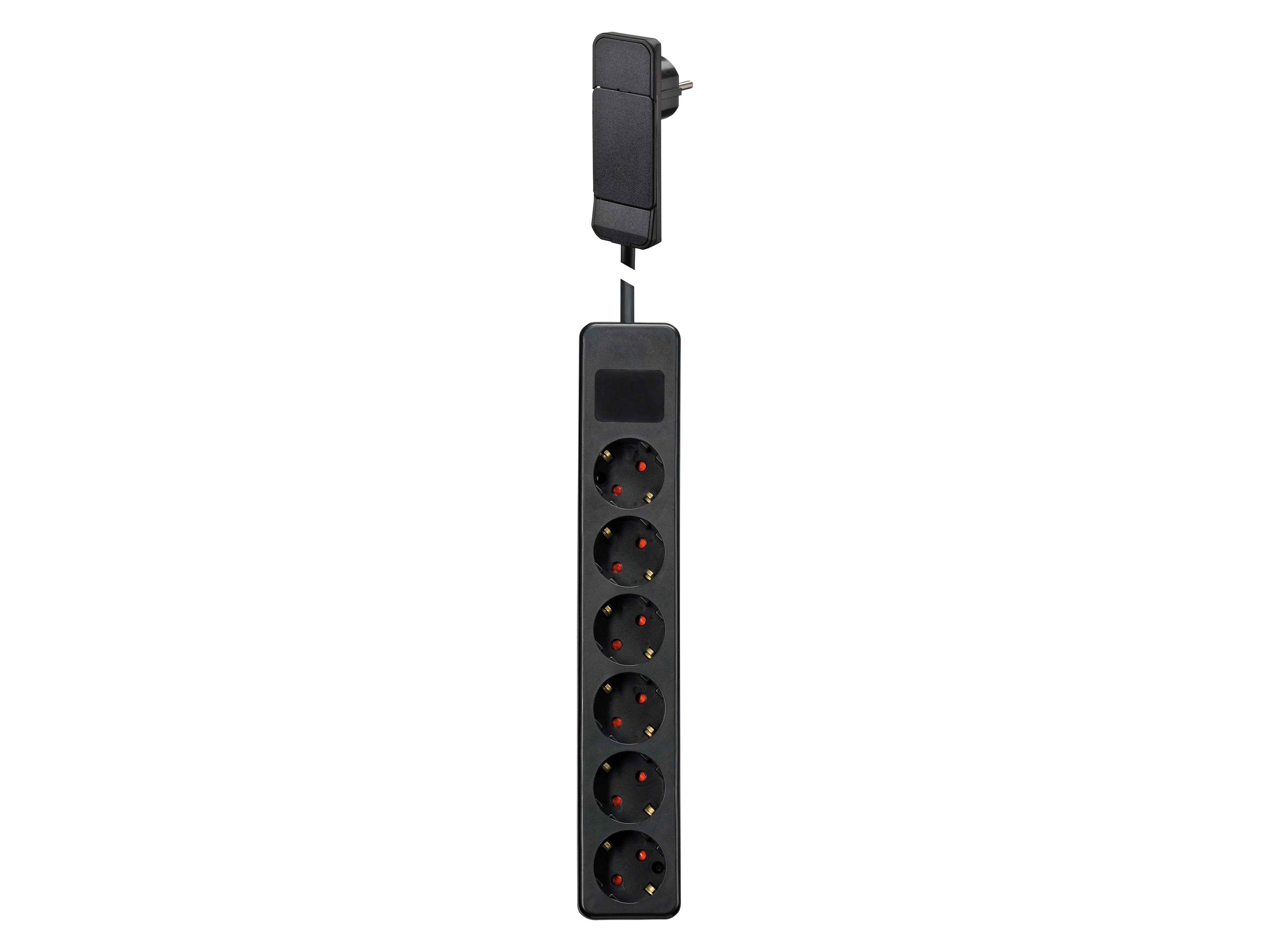 GEBRO Steckdosenleiste 104715, 6-fach, mit Flachstecker SmartPlug, schwarz GEBRO Steckdosenleiste 104715, 6-fach, mit Flachstecker SmartPlug, schwarz