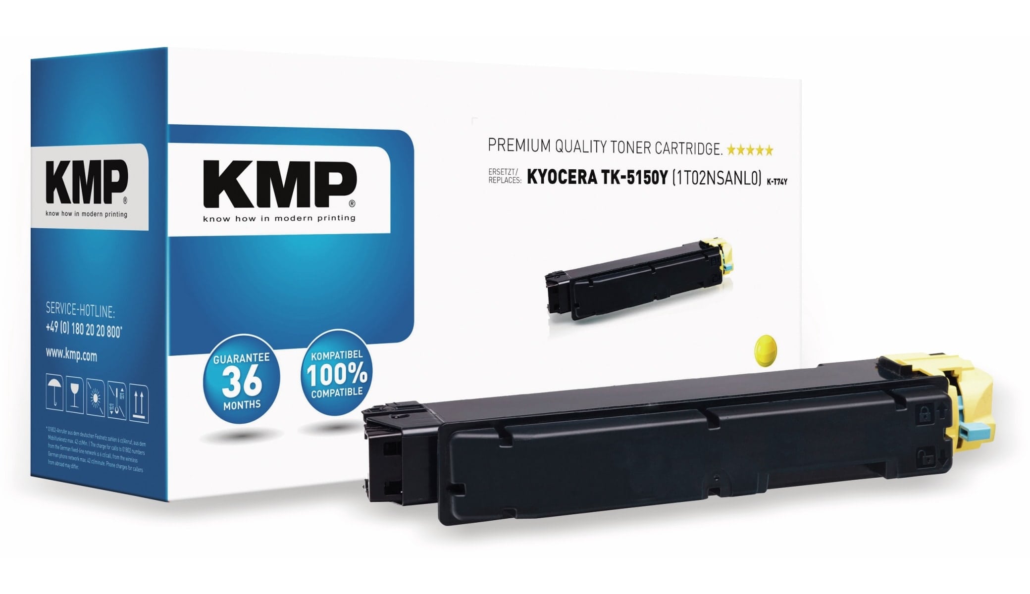 KMP Toner K-T74Y, kompatibel zu KYOCERA KMP Toner K-T74Y, kompatibel zu KYOCERA