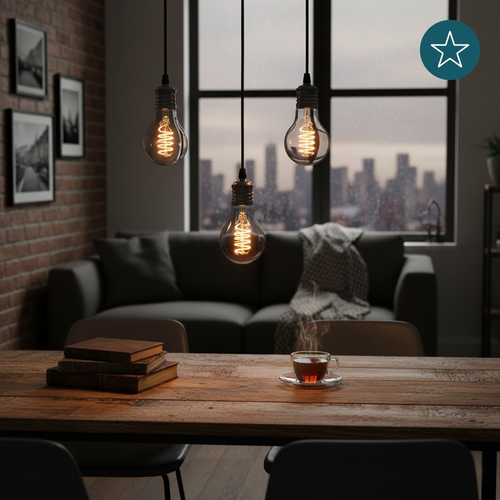 LUXULA LED-Filament-Lampe, SPIRAL, Bulb, E27, 4W, 40lm, 1800K, dimmbar LUXULA LED-Filament-Lampe, SPIRAL, Bulb, E27, 4W, 40lm, 1800K, dimmbar
