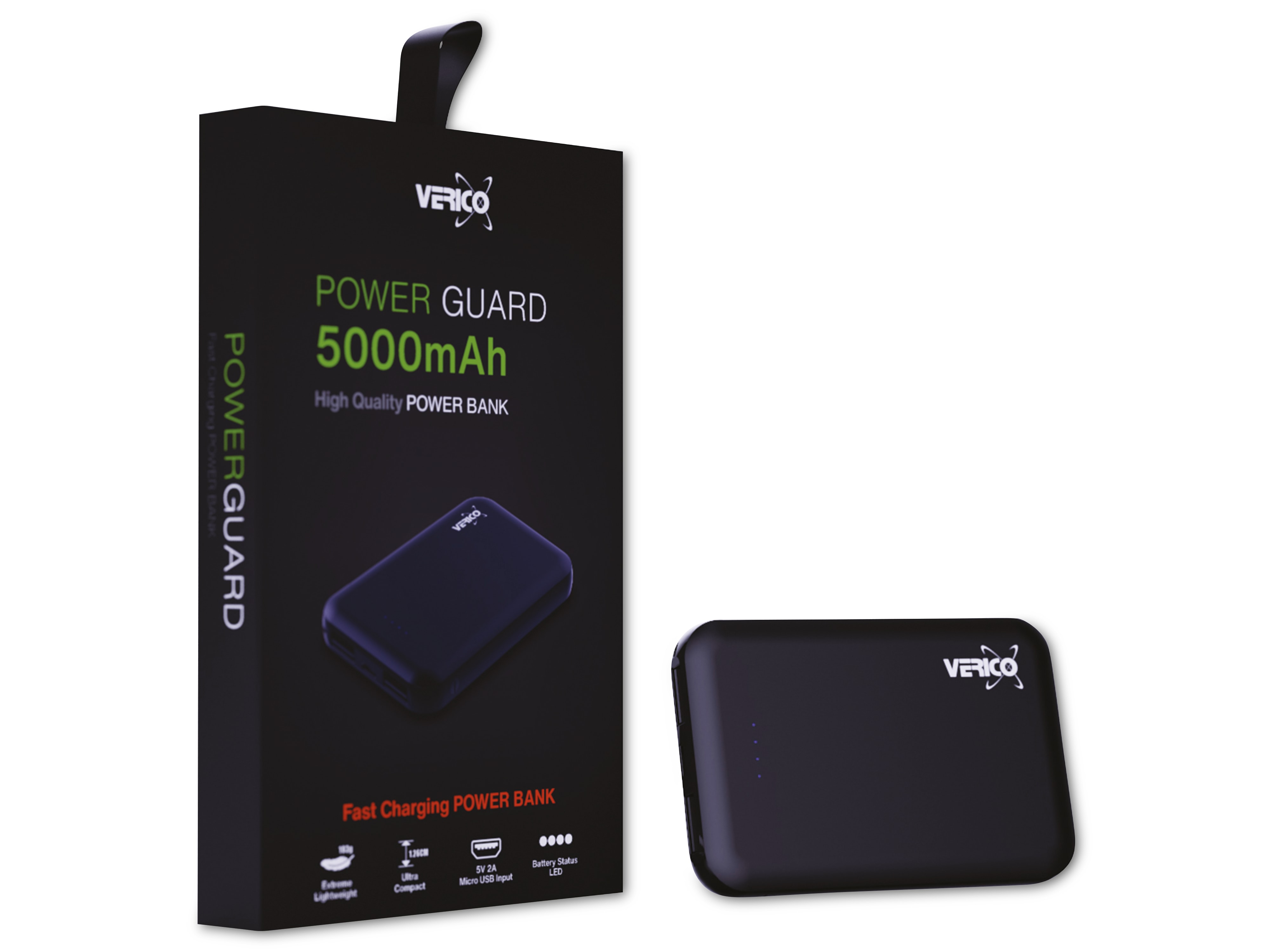 VERICO Powerbank 2 Stück im Vorteilsset, 10.000mAh + 5.000mAH VERICO Powerbank 2 Stück im Vorteilsset, 10.000mAh + 5.000mAH