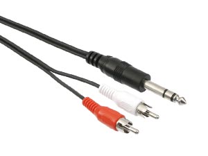 S-IMPULS Audio-Adapterkabel Klinke 6,3 mm auf Cinch, 1,5 m S-IMPULS Audio-Adapterkabel Klinke 6,3 mm auf Cinch, 1,5 m