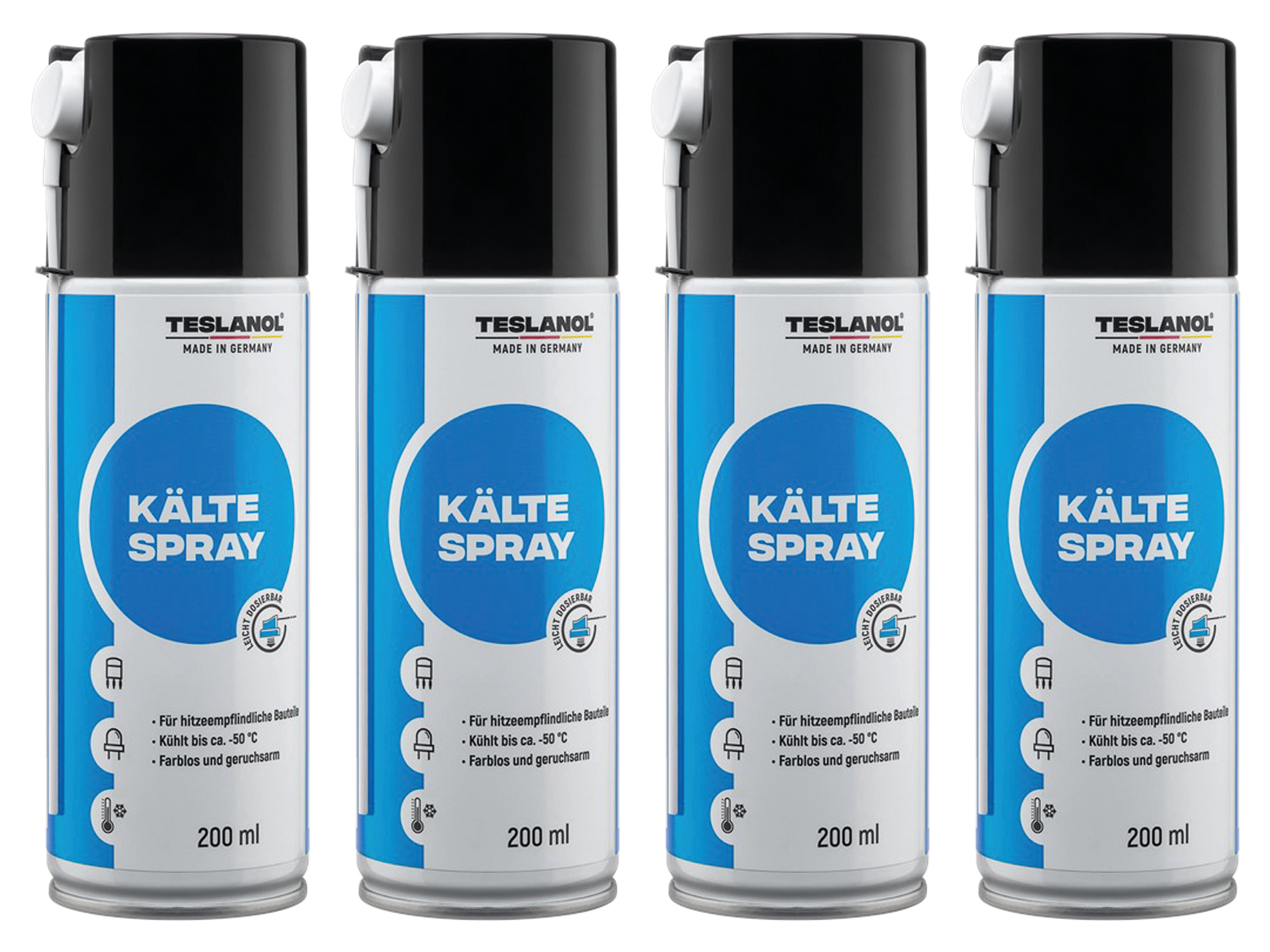 TESLANOL 26033 Kältespray T71, 200 ml, 4 Stück TESLANOL 26033 Kältespray T71, 200 ml, 4 Stück