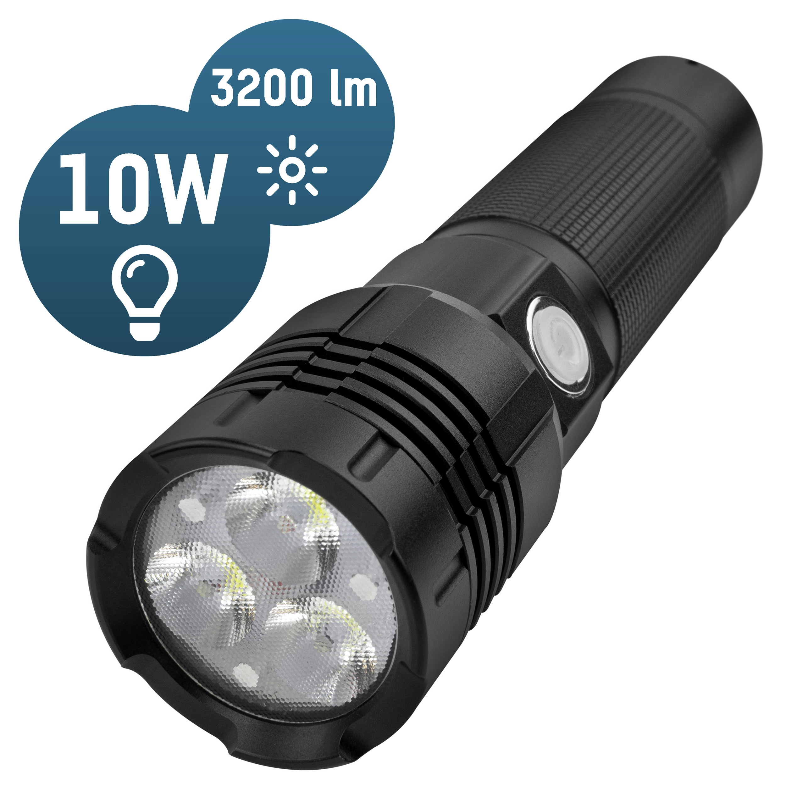 ANSMANN LED-Taschenlampe Pro 3000 R, 1400 lm, Akkubetrieb ANSMANN LED-Taschenlampe Pro 3000 R, 1400 lm, Akkubetrieb