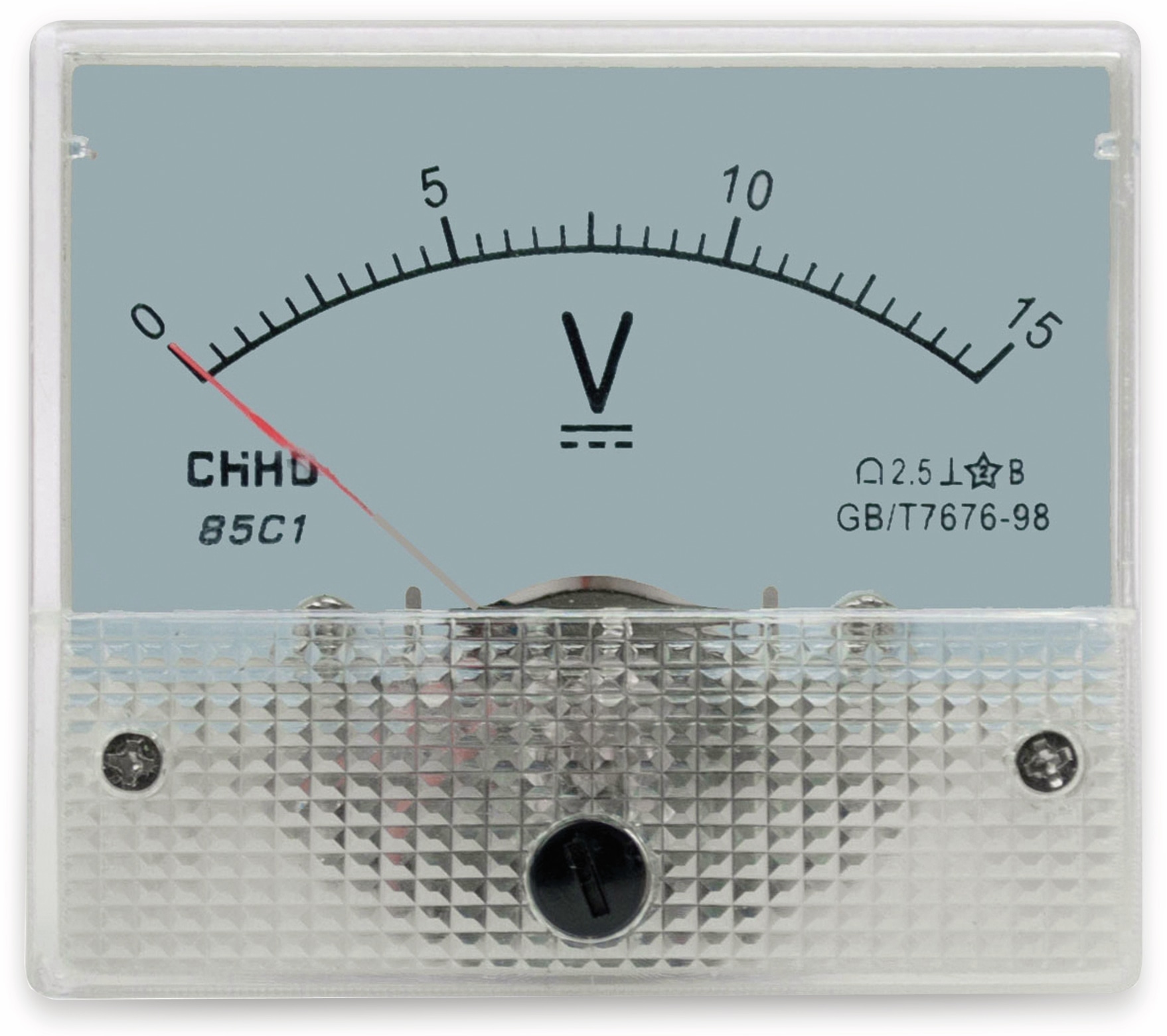 Einbau-Messinstrument, 0...15 V-