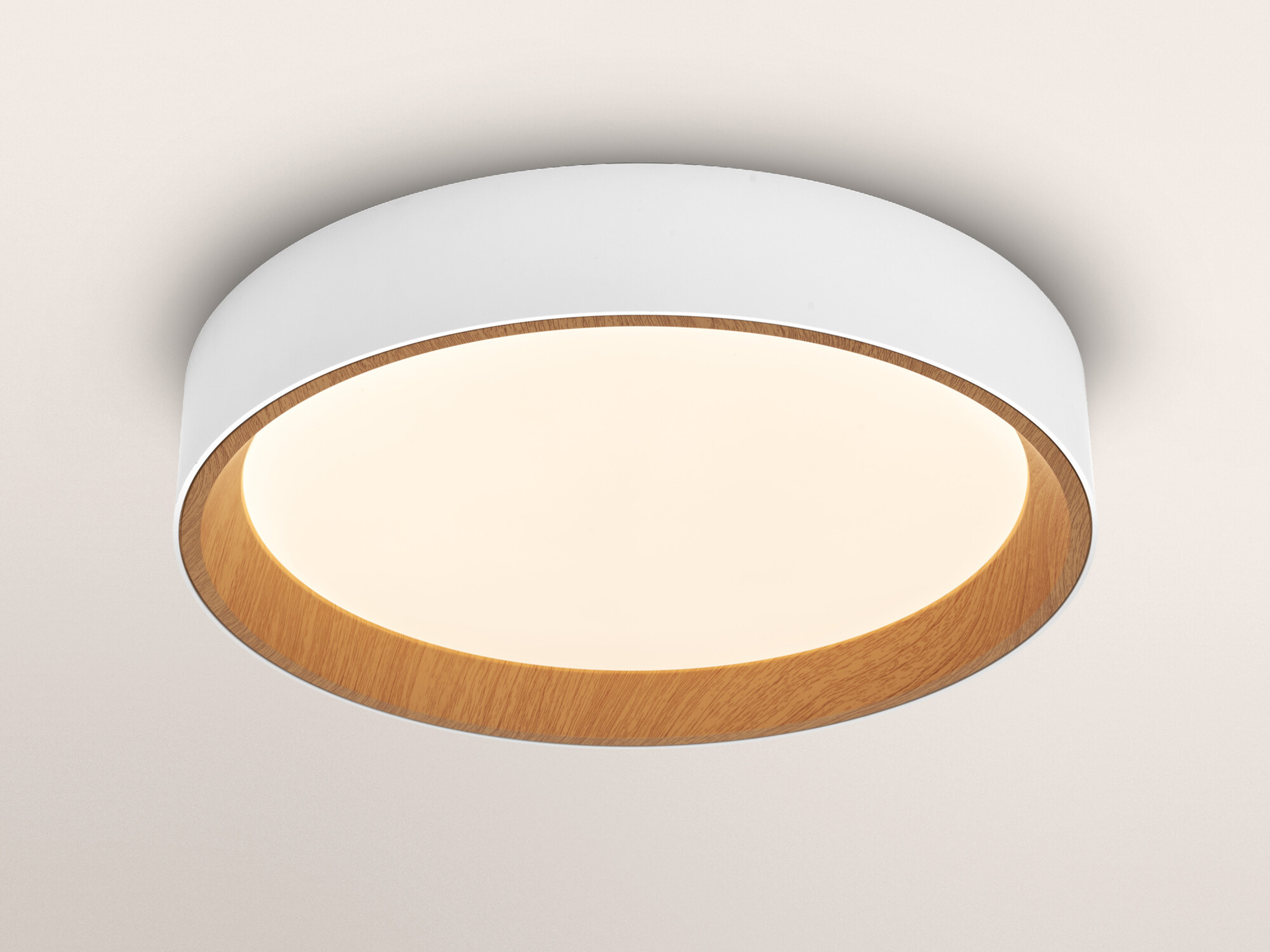 OSRAM LED-Deckenleuchte, 24W, 3000K, 1450lm, warmweiß, IP20, dimmbar, weiß, Ø39cm
