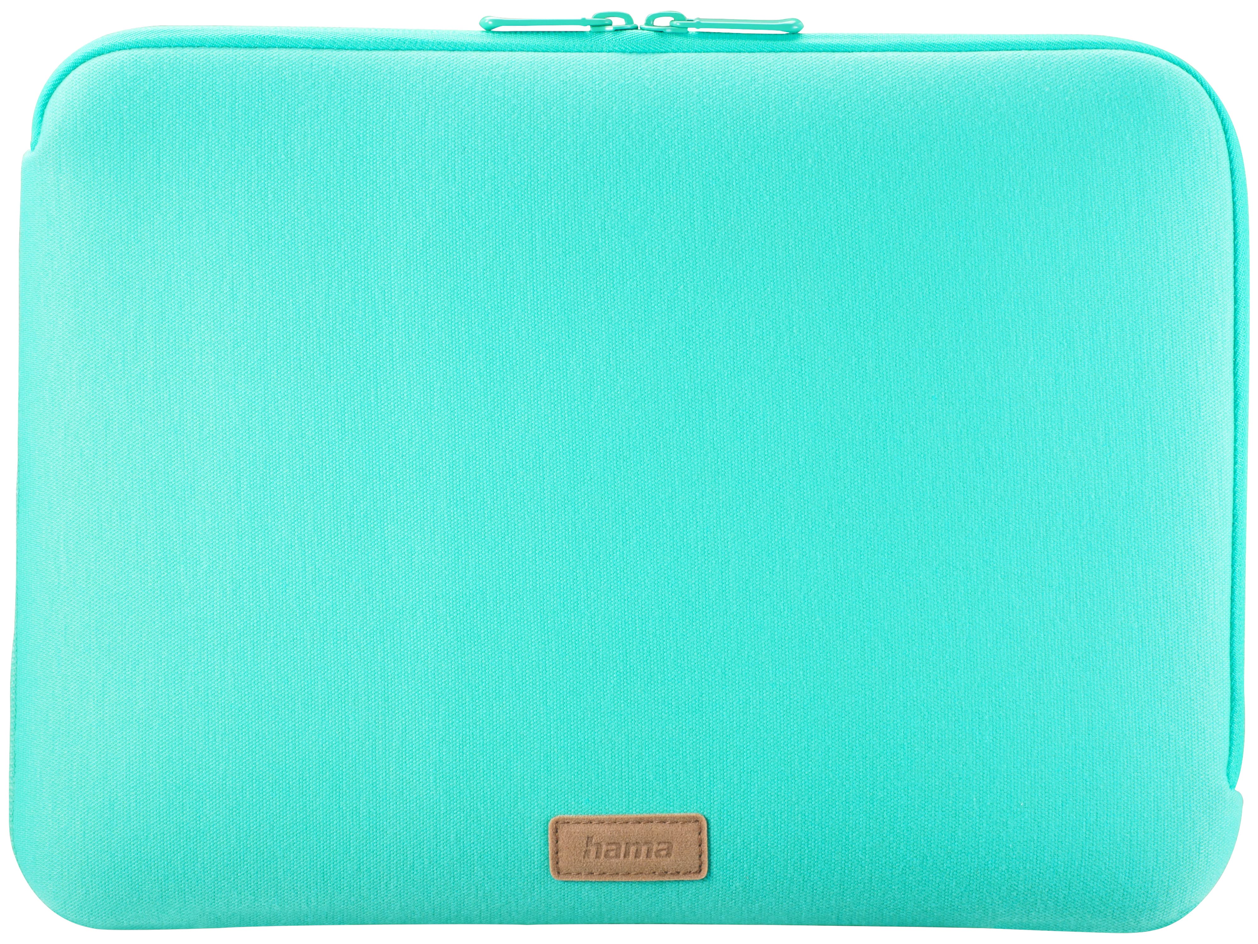 HAMA, Notebook-Sleeve, "Jersey", 34...36 cm (13,3"...14,1"), Türkis HAMA, Notebook-Sleeve, Jersey, 34 - 36 cm (13,3" - 14,1"), Türkis