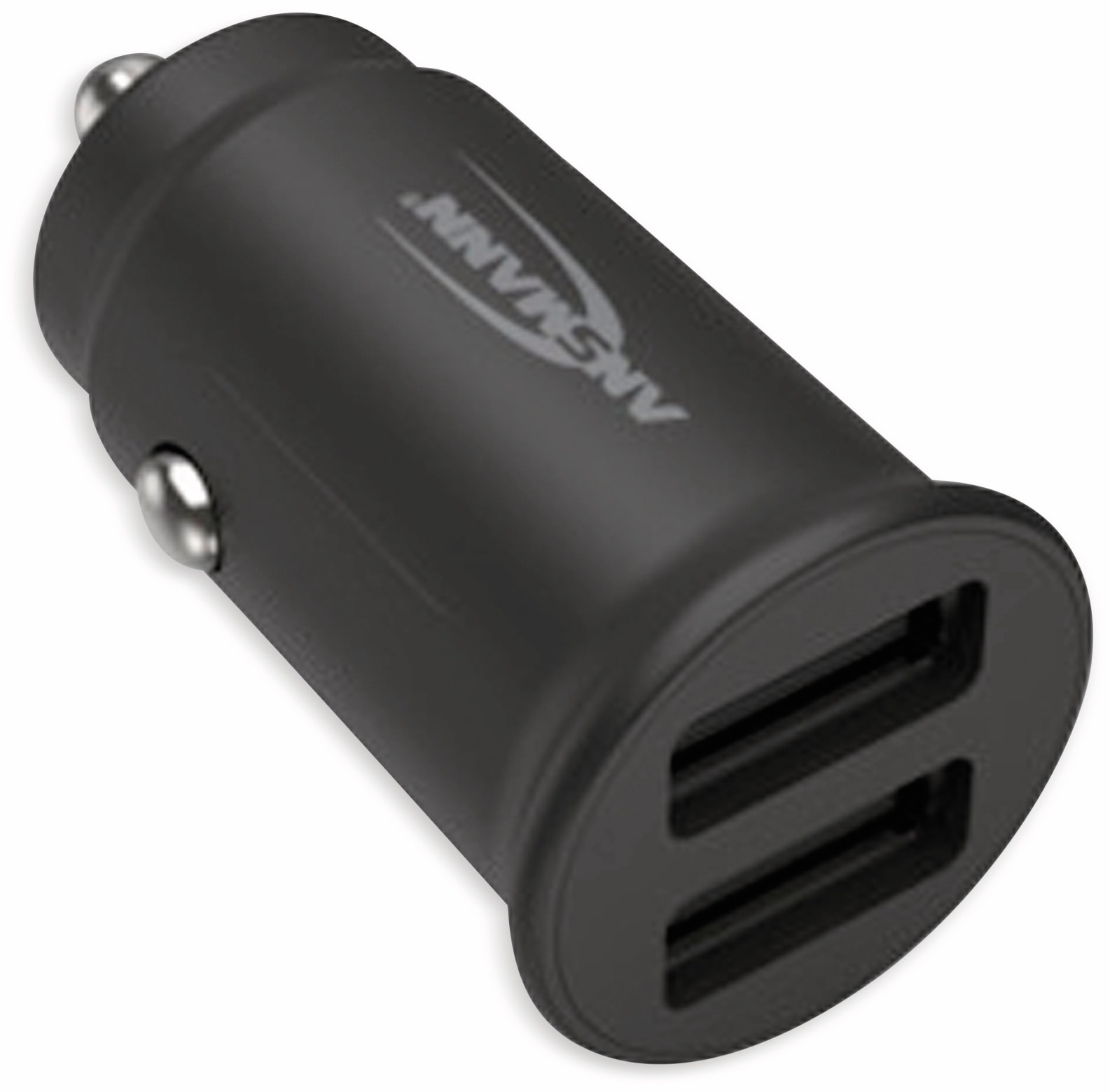 ANSMANN USB-Ladegerät KFZ CC212, 12 W, 5 V-, 2,4 A, 2-port, schwarz ANSMANN USB-Ladegerät KFZ CC212, 12 W, 5 V-, 2,4 A, 2-port, schwarz