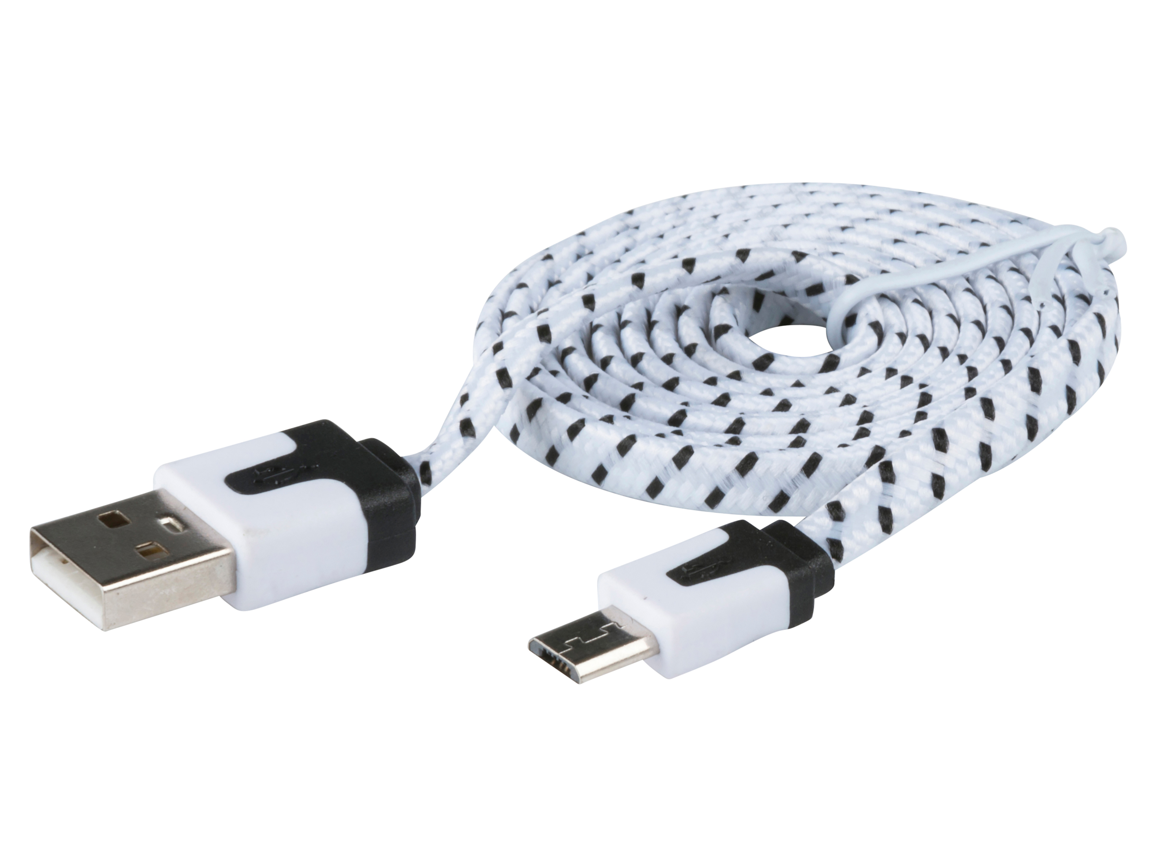 USB-Ladekabel, USB-A / USB-micro B, 1m, schwarz USB-Ladekabel, USB-A / USB-micro B, 1m, schwarz