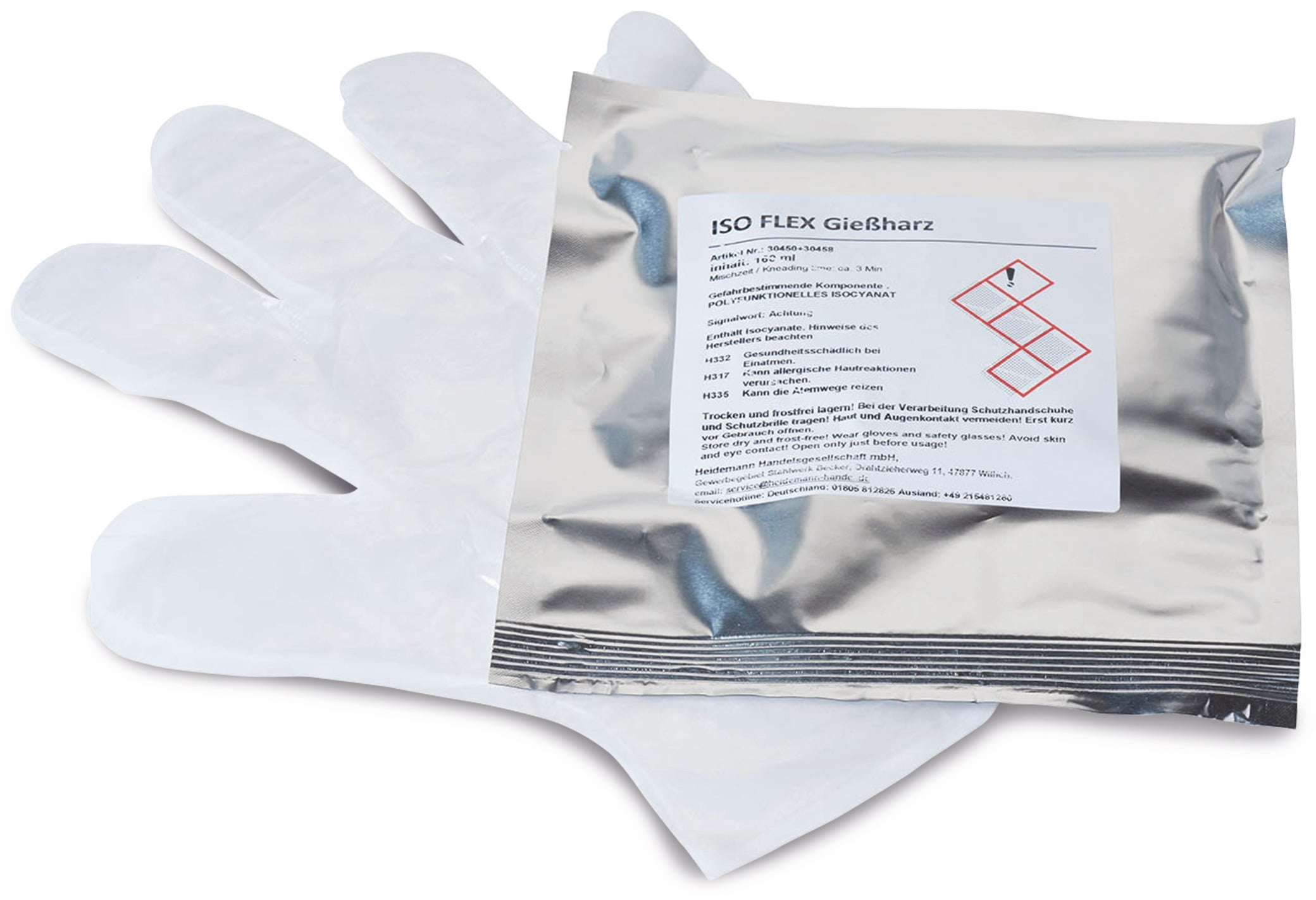 HEIDEMANN Vergussmasse ISO Flex Giessharz 30458, 160 ml HEIDEMANN Vergussmasse ISO Flex Giessharz 30458, 160 ml