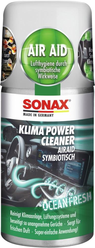 SONAX Klimaanlagenreiniger KlimaPowerCleaner AirAid, 03236000, Ozeanfresh, 100 ml SONAX Klimaanlagenreiniger KlimaPowerCleaner AirAid, 03236000, Ozeanfresh, 100 ml