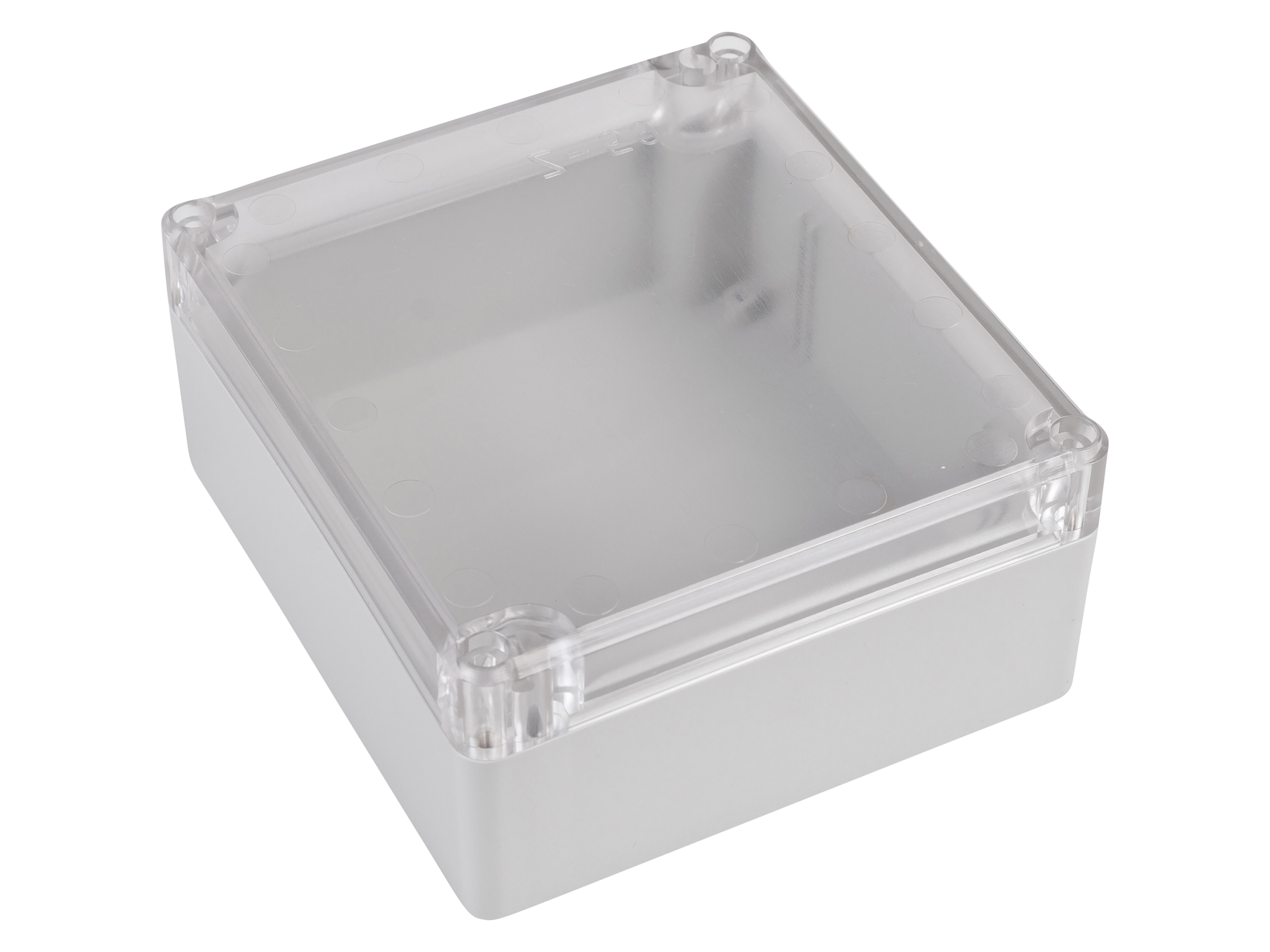 POLLIN ABS-Gehäuse 4U63131206437, 125x115x58 mm, IP65, Glasklarer Deckel POLLIN ABS-Gehäuse 4U63131206437, 125x115x58 mm, IP65, Glasklarer Deckel