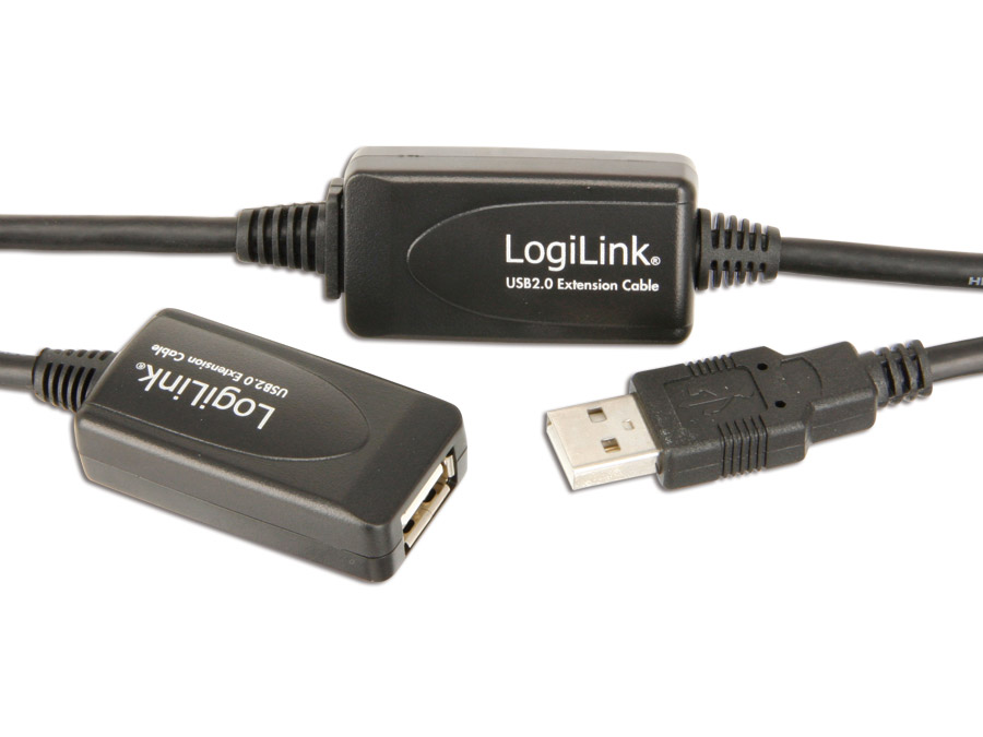 LOGILINK USB 2.0 Repeater-Kabel, 15 m LOGILINK USB 2.0 Repeater-Kabel, 15 m