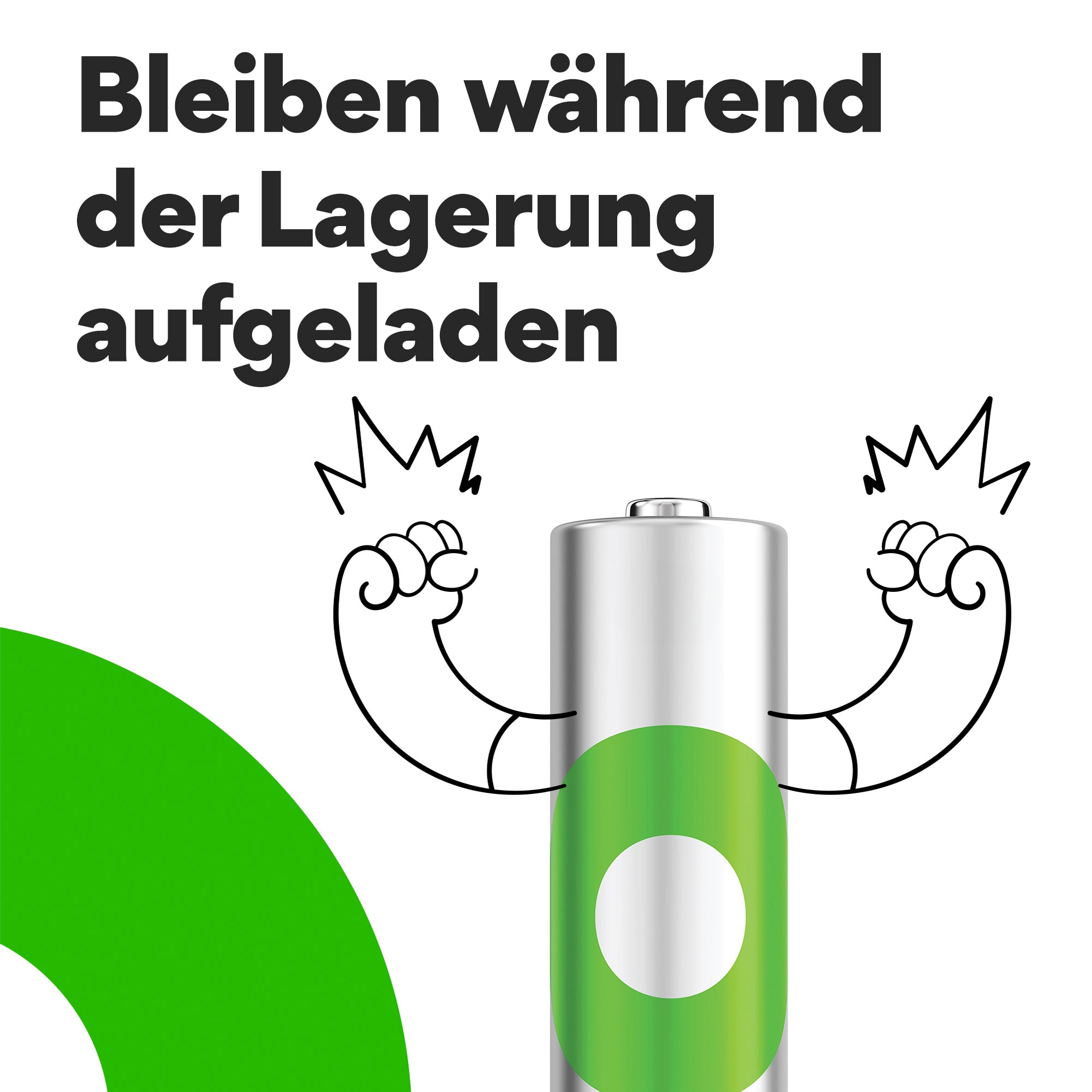 GP ReCyKO NiMH Akku Micro AAA, HR03 1,2V/950mAh, 4 Stück