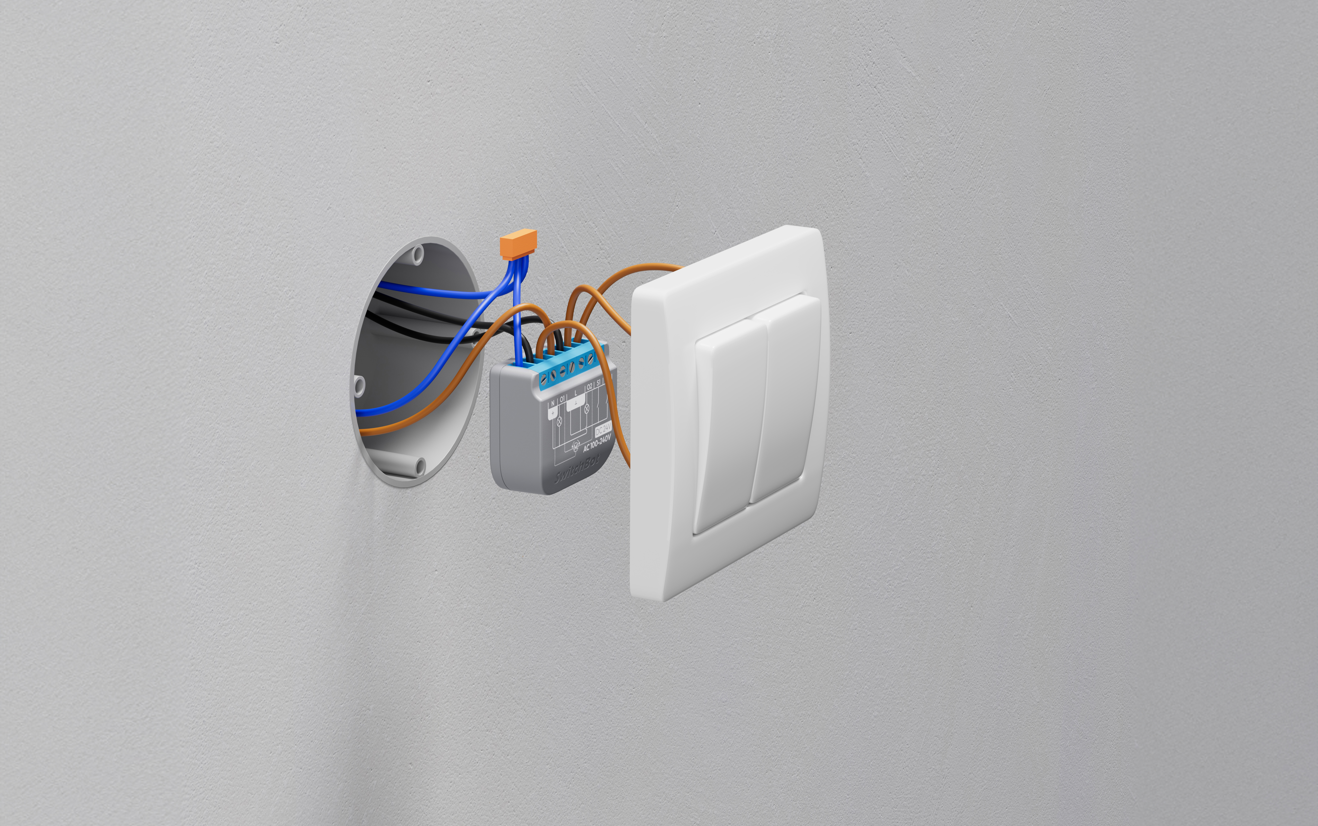 SWITCHBOT Unterputz Relay Switch 2 PM SWITCHBOT Unterputz Relay Switch 2 PM
