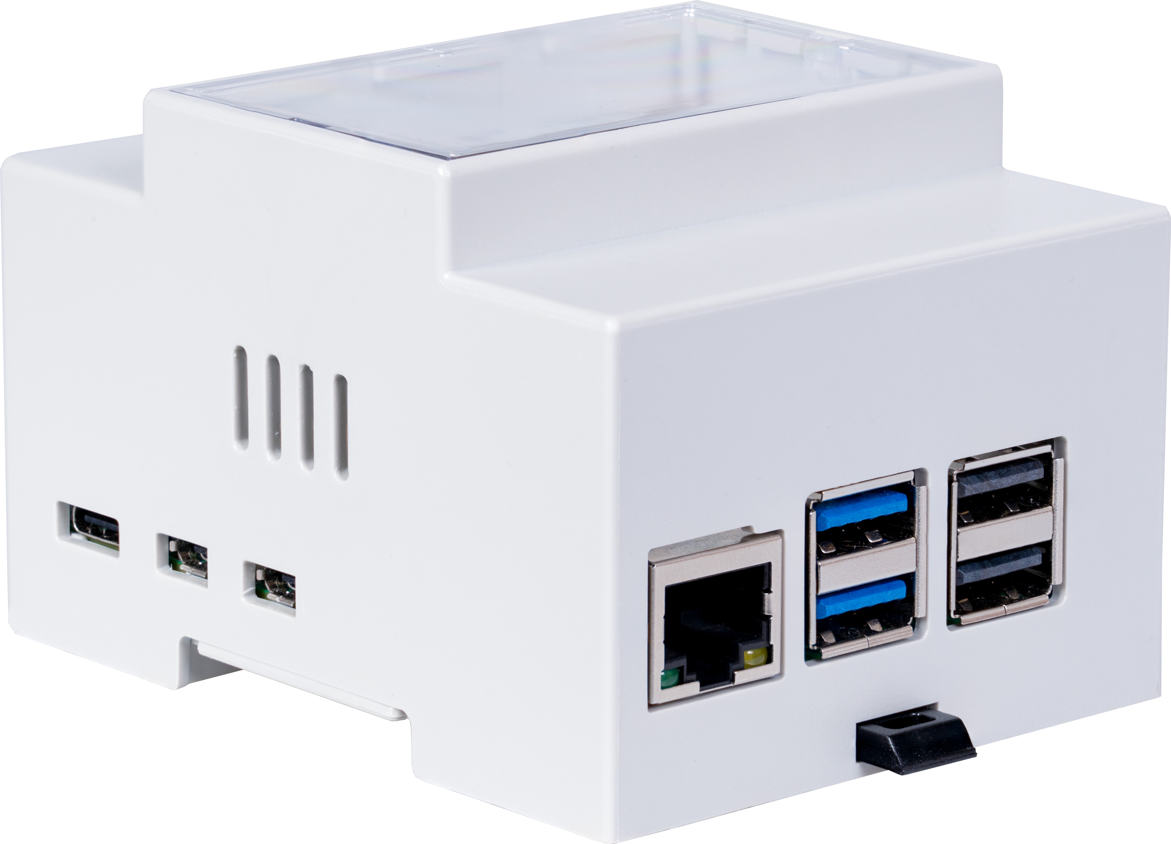 JOY-IT Hutschienengehäuse für Raspberry Pi 5, weiß, RB-CaseP5-07 JOY-IT Hutschienengehäuse für Raspberry Pi 5, weiß, RB-CaseP5-07