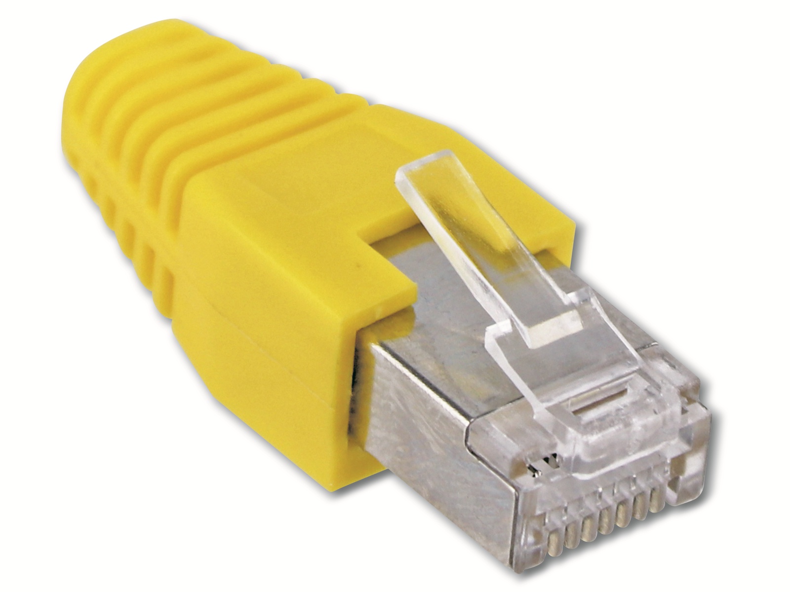 S-IMPULS CAT.6 RJ45-Stecker mit Führungskamm, gelb, 10 Stück S-IMPULS CAT.6 RJ45-Stecker mit Führungskamm, gelb, 10 Stück