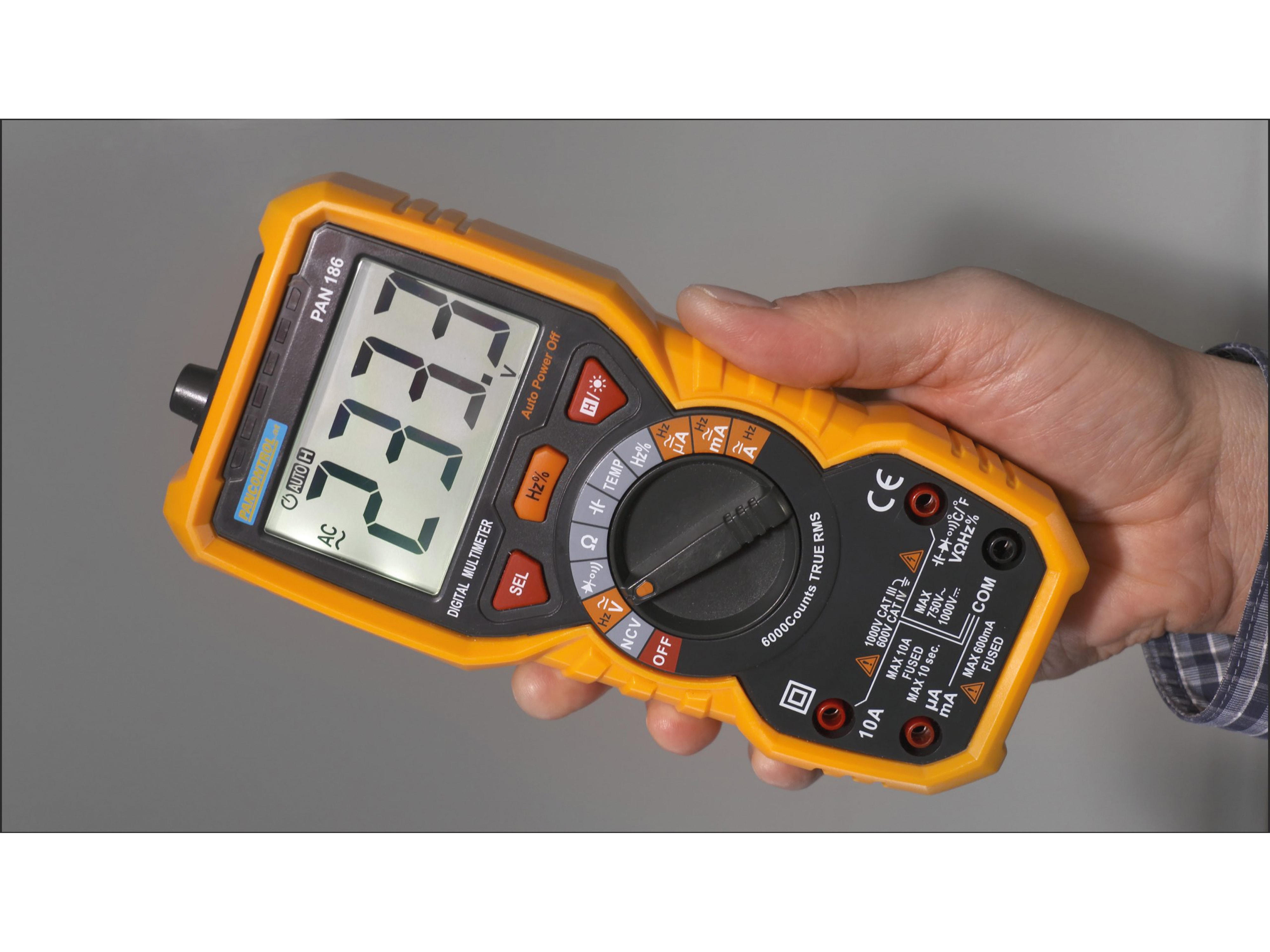 PANCONTROL True-RMS Multimeter PAN 186 PANCONTROL True-RMS Multimeter PAN 186