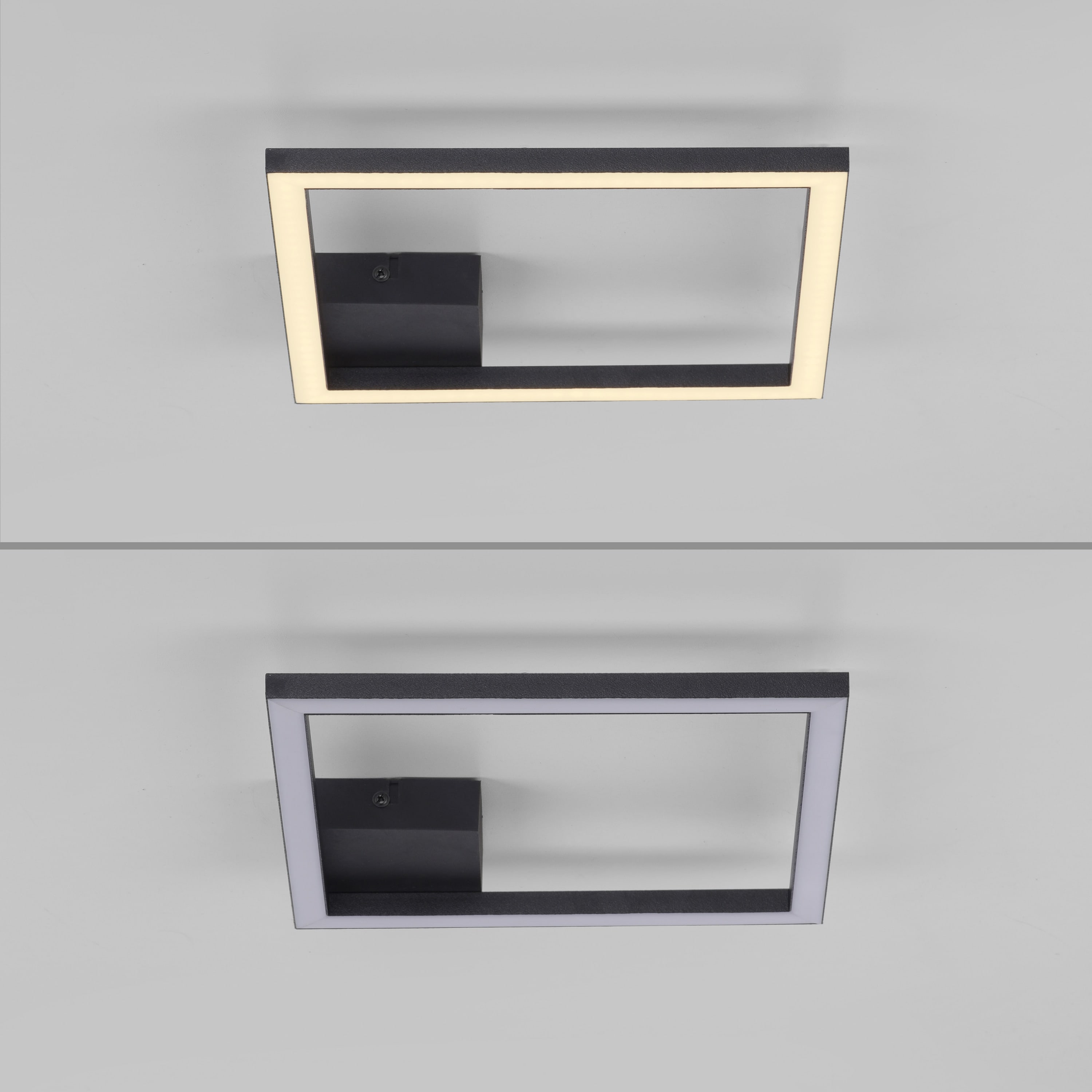 JUST LIGHT LED-Deckenleuchte 14707-18, 10W, 3000K, 1370lm, warmweiß, IP20, schwarz JUST LIGHT LED-Deckenleuchte 14707-18, 10W, 3000K, 1370lm, warmweiß, IP20, schwarz