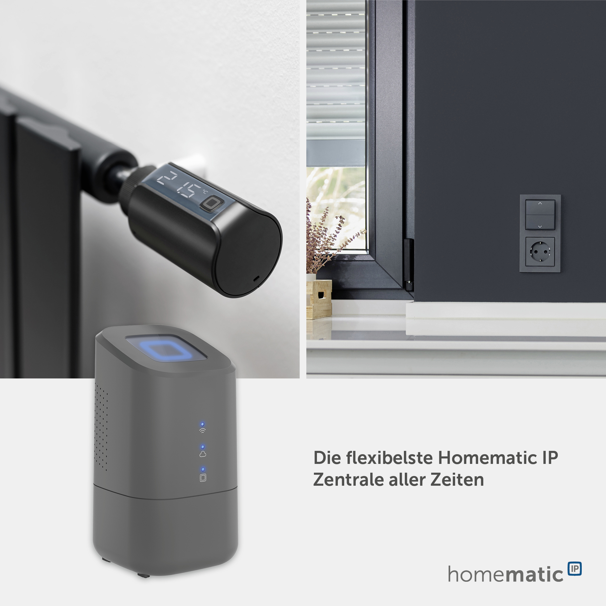 HOMEMATIC IP 160692A0 Home Control Unit, anthrazit HOMEMATIC IP 160692A0 Home Control Unit, anthrazit