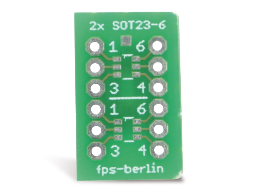 IC-Adapterplatine, 2x SOT23-6 - 1x MSOP10 IC-Adapterplatine, 2x SOT23-6 - 1x MSOP10