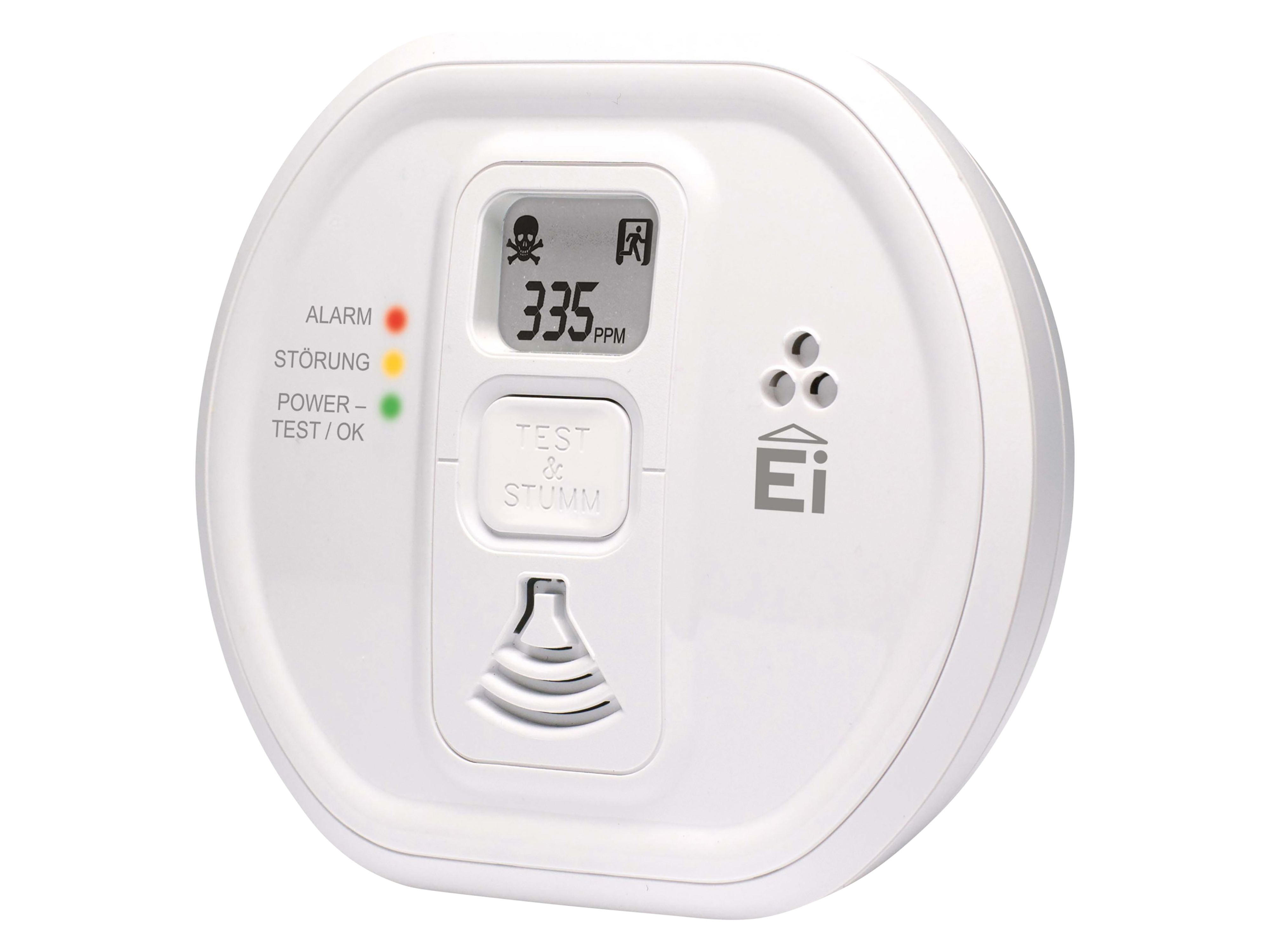 EI ELECTRONICS Kohlenmonoxid-Alarm Ei208iDW-3XD, 10-Jahres-Batterie, funkvernetzbar, mit digitaler Anzeige EI ELECTRONICS Kohlenmonoxid-Alarm Ei208iDW-3XD, 10-Jahres-Batterie, funkvernetzbar, mit digitaler Anzeige
