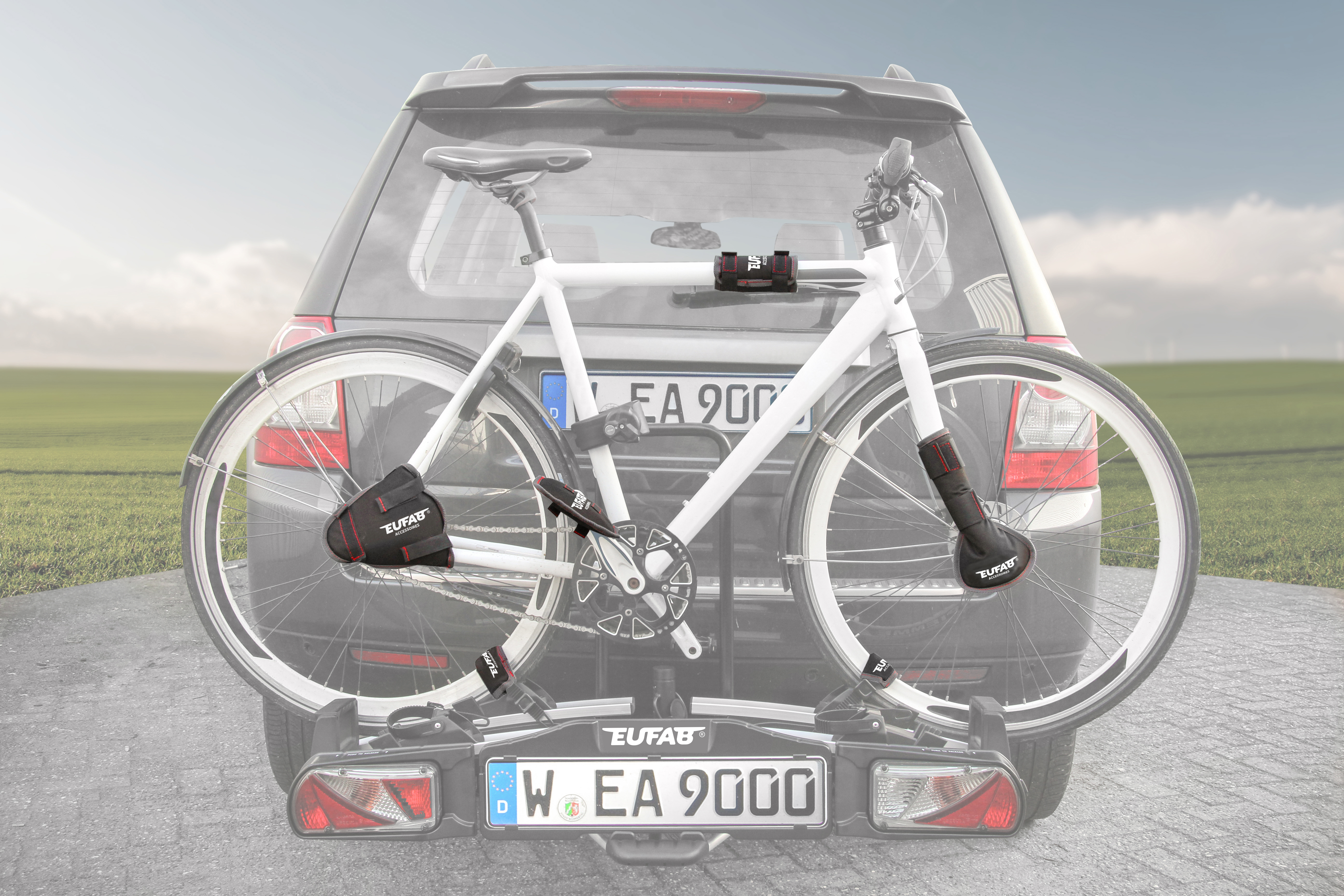 EUFAB Fahrrad-Transportschutz, 11242, 6-teilig EUFAB Fahrrad-Transportschutz, 11242, 6-teilig