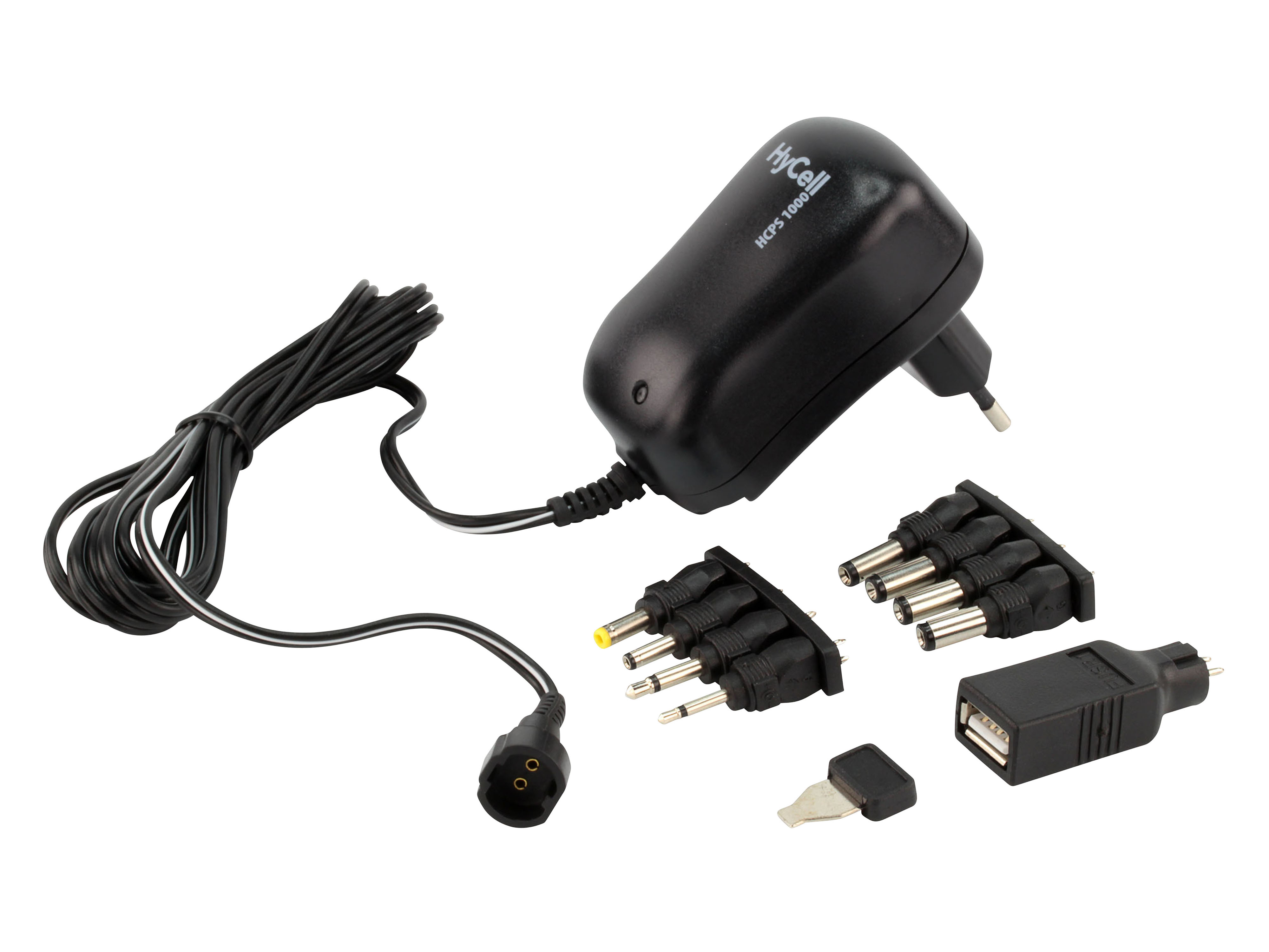 HYCELL Universal-Netzteil HCPS 1000, 3-12 V, 1000mA, 12 W HYCELL Universal-Netzteil HCPS 1000, 3-12 V, 1000mA, 12 W