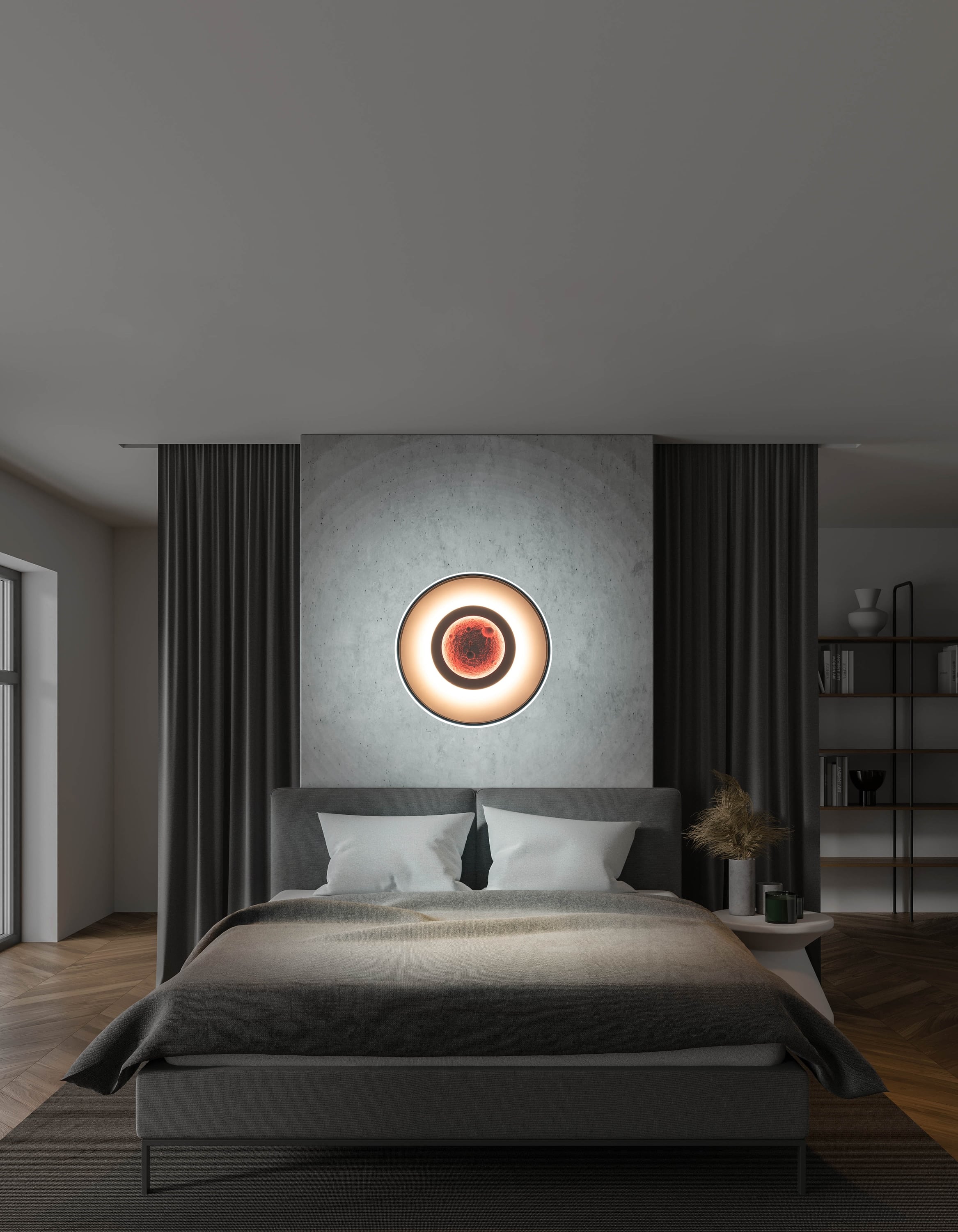 NÄVE LED-Deckenleuchte 1408377, 33W, 1800lm, CCT, weiß/schwarz, 50cm NÄVE LED-Deckenleuchte 1408377, 33W, 1800lm, CCT, weiß/schwarz, 50cm