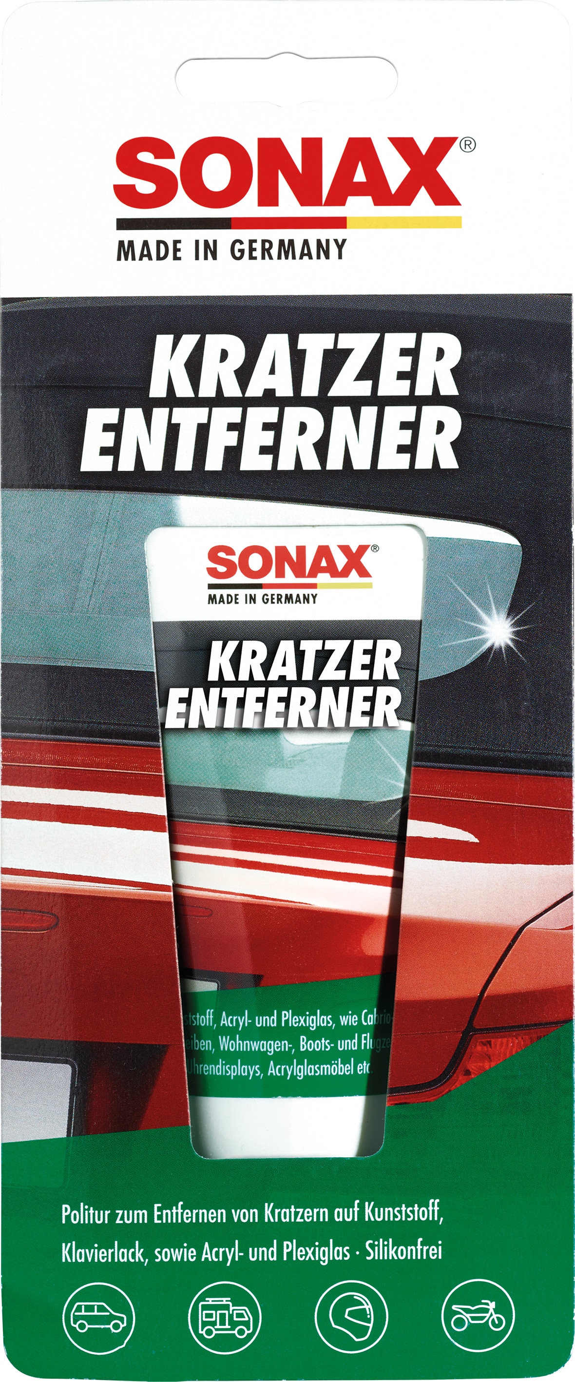 SONAX Kratzerentferner, 03050000, Kunststoff, 75 ml SONAX Kratzerentferner, 03050000, Kunststoff, 75 ml