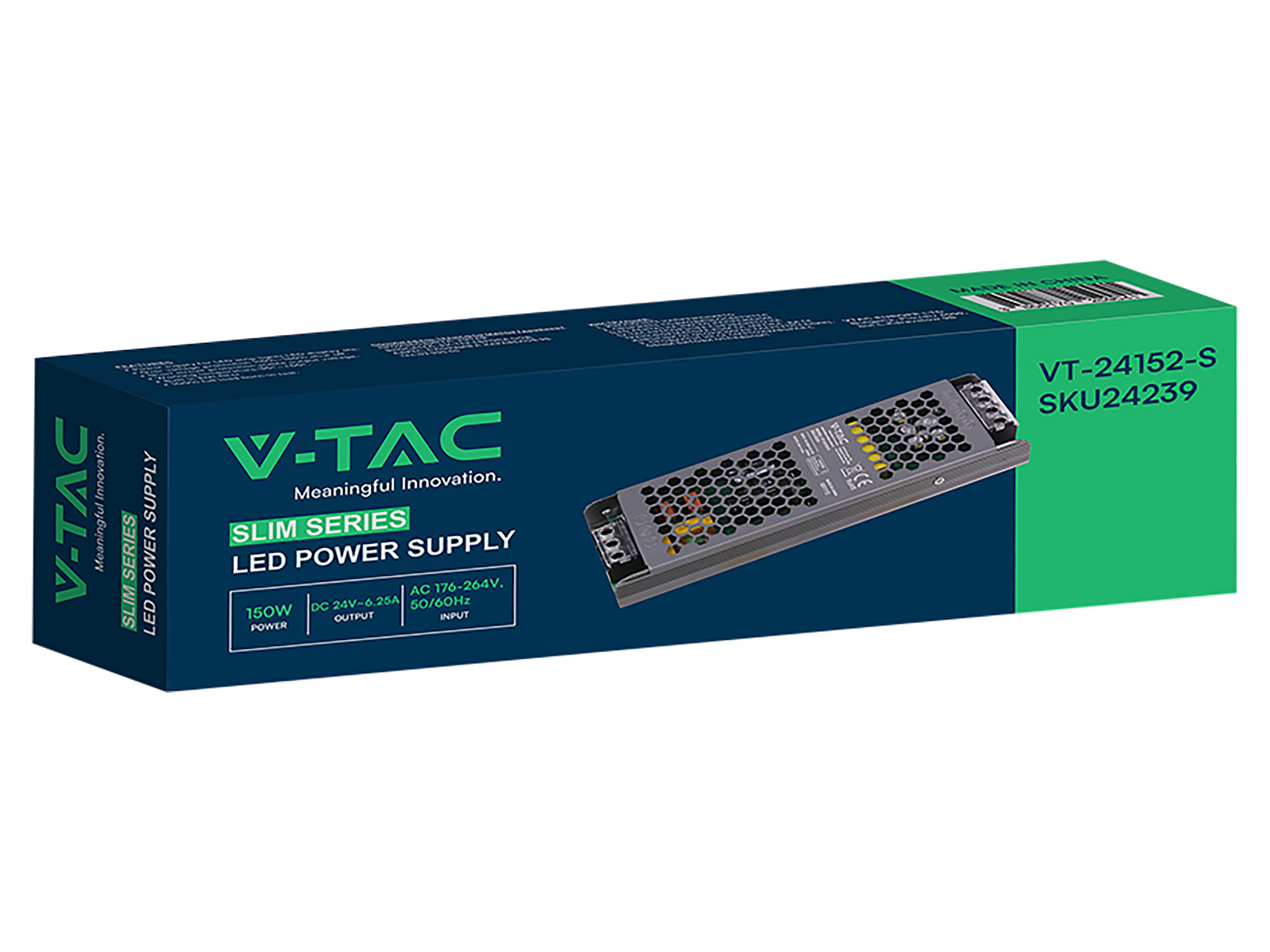 V-TAC Schaltnetzteil, VT-24239, 24V/6,25A, 150W, IP20