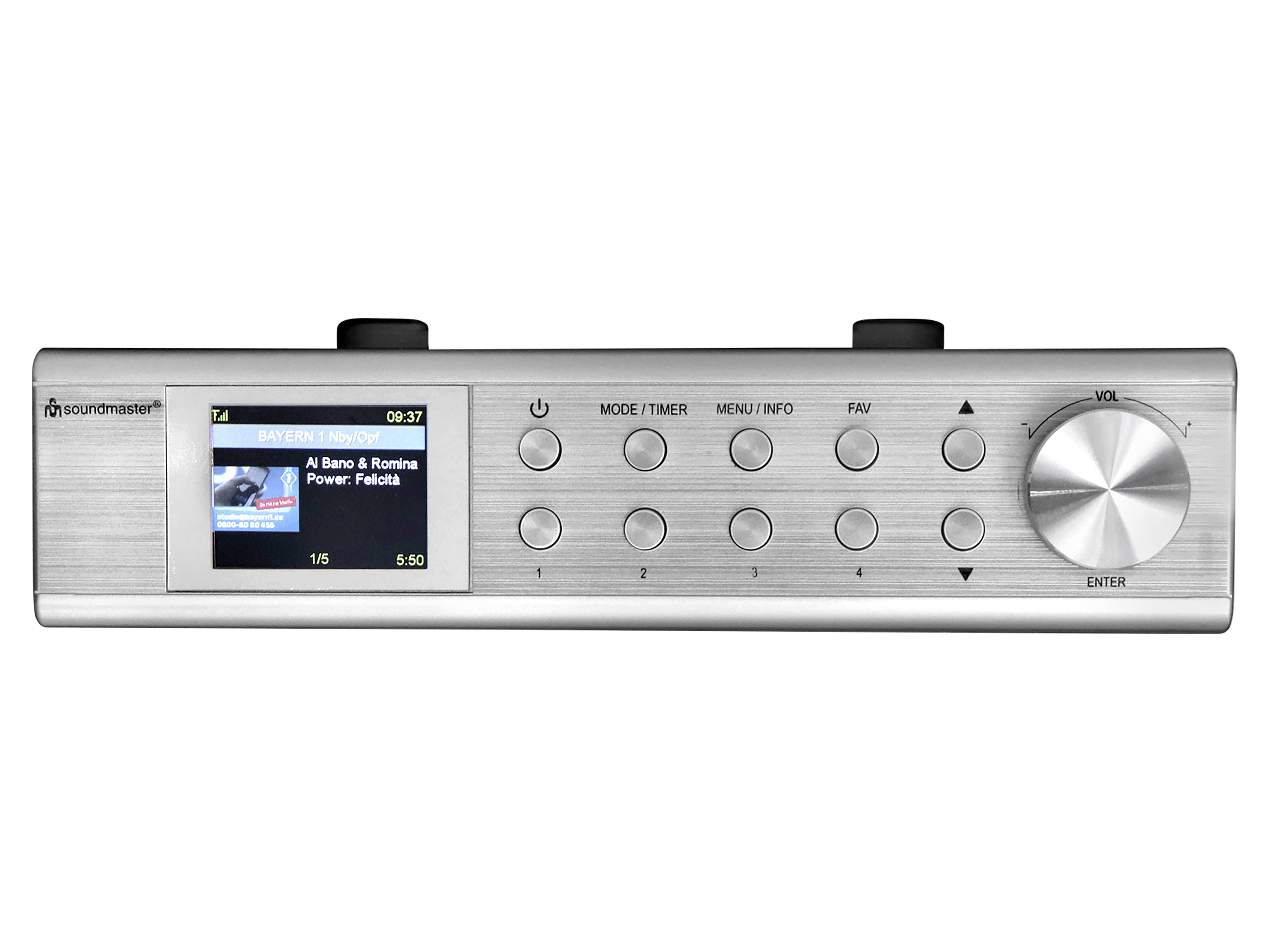 SOUNDMASTER Küchenunterbauradio, IR1500SI, Internet/DAB+, Bluetooth