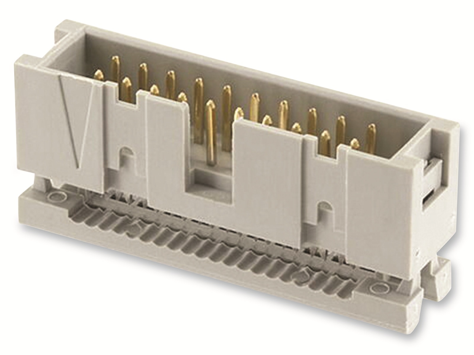 ECON CONNECT Wannenstecker, DIN 41651, 20-polig, schneidklemm, RM 2,54 mm