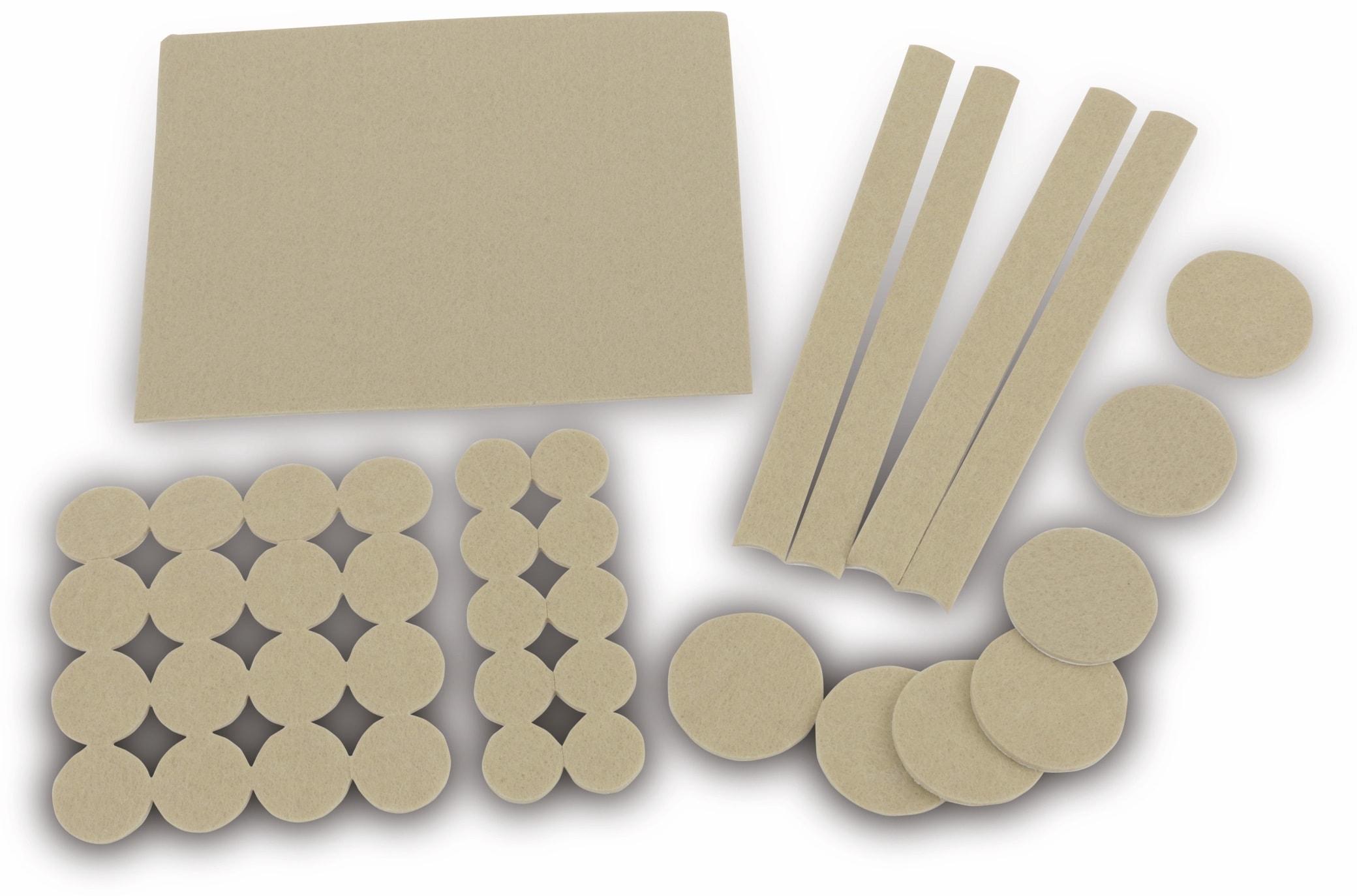 EUROTOOLS Möbelgleiter-Set 349-NBFR, 38-teilig EUROTOOLS Möbelgleiter-Set 349-NBFR, 38-teilig
