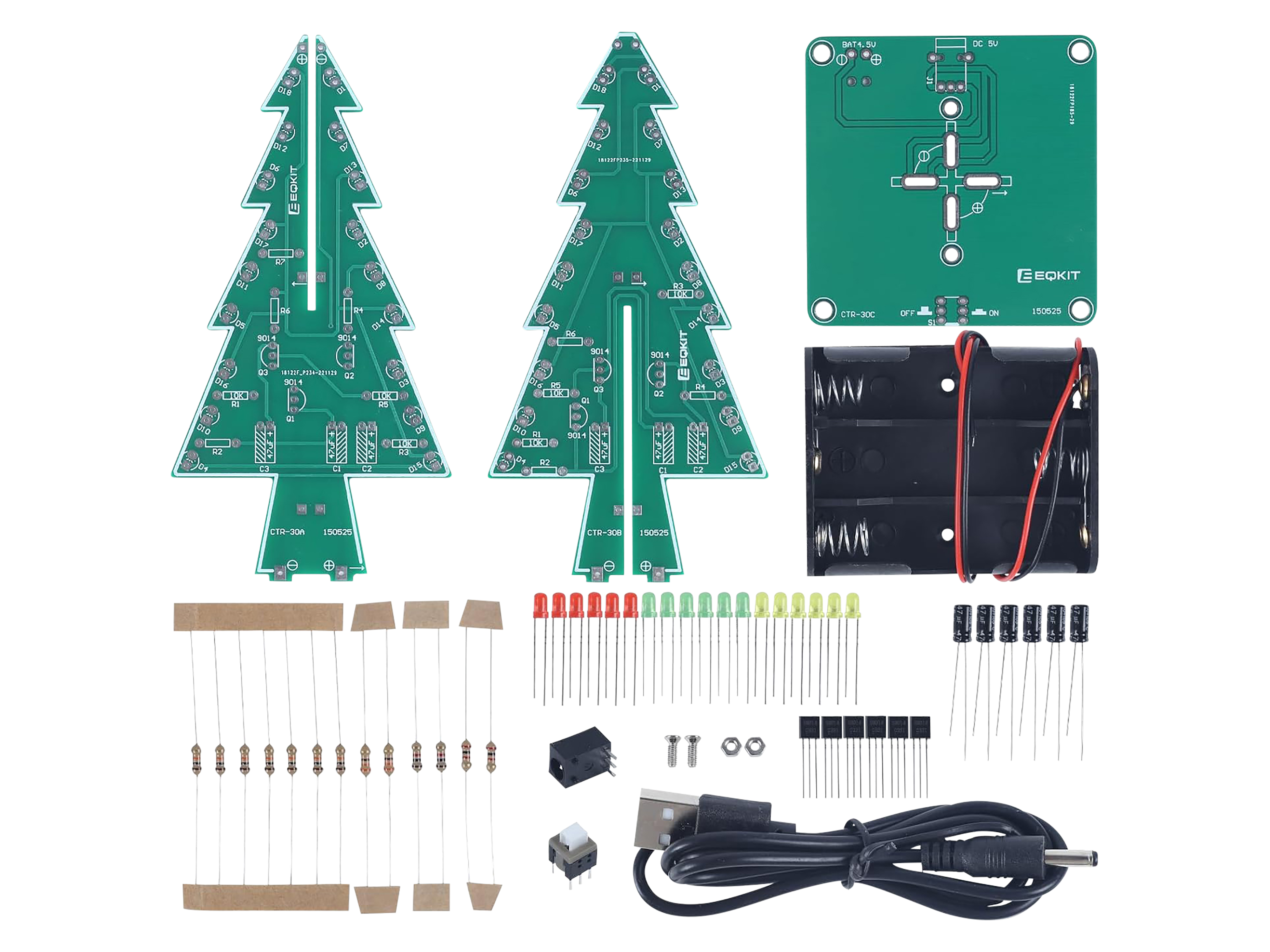 KEYESTUDIO Lötbausatz LED-Tannenbaum KEYESTUDIO Lötbausatz LED-Tannenbaum