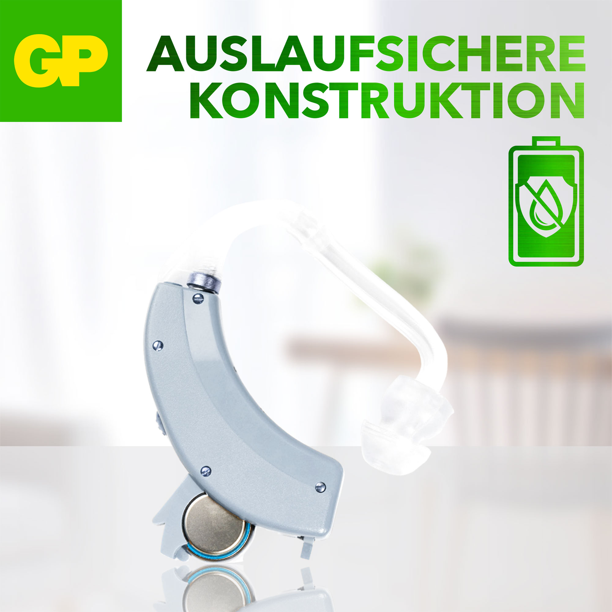 GP ZA 13 Hörgeräte Batterie, PR 48, 6-Stück
