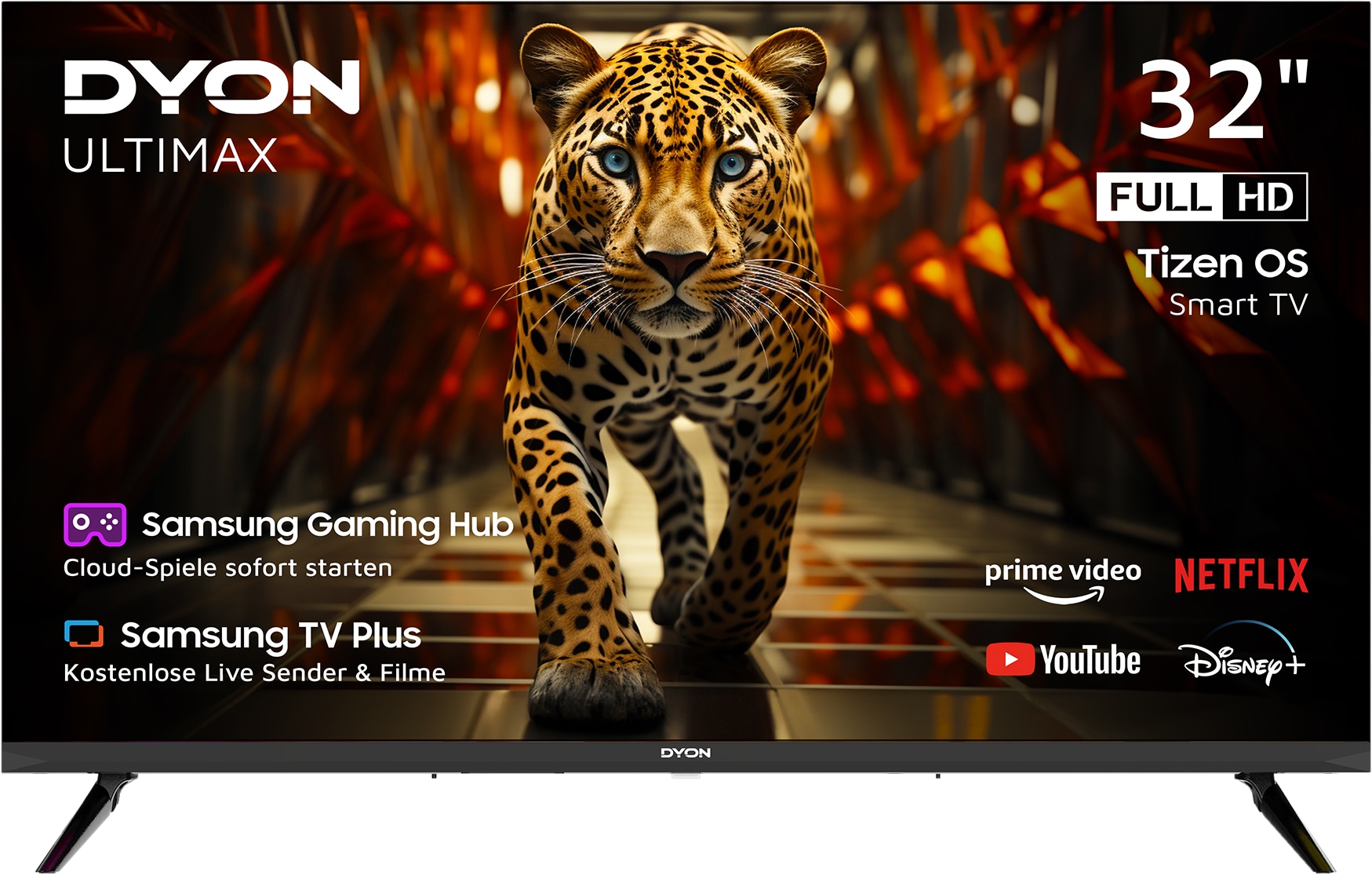 DYON LED-TV Ultimax 32F-TI, 80 cm (32"), EEK: F, FullHD