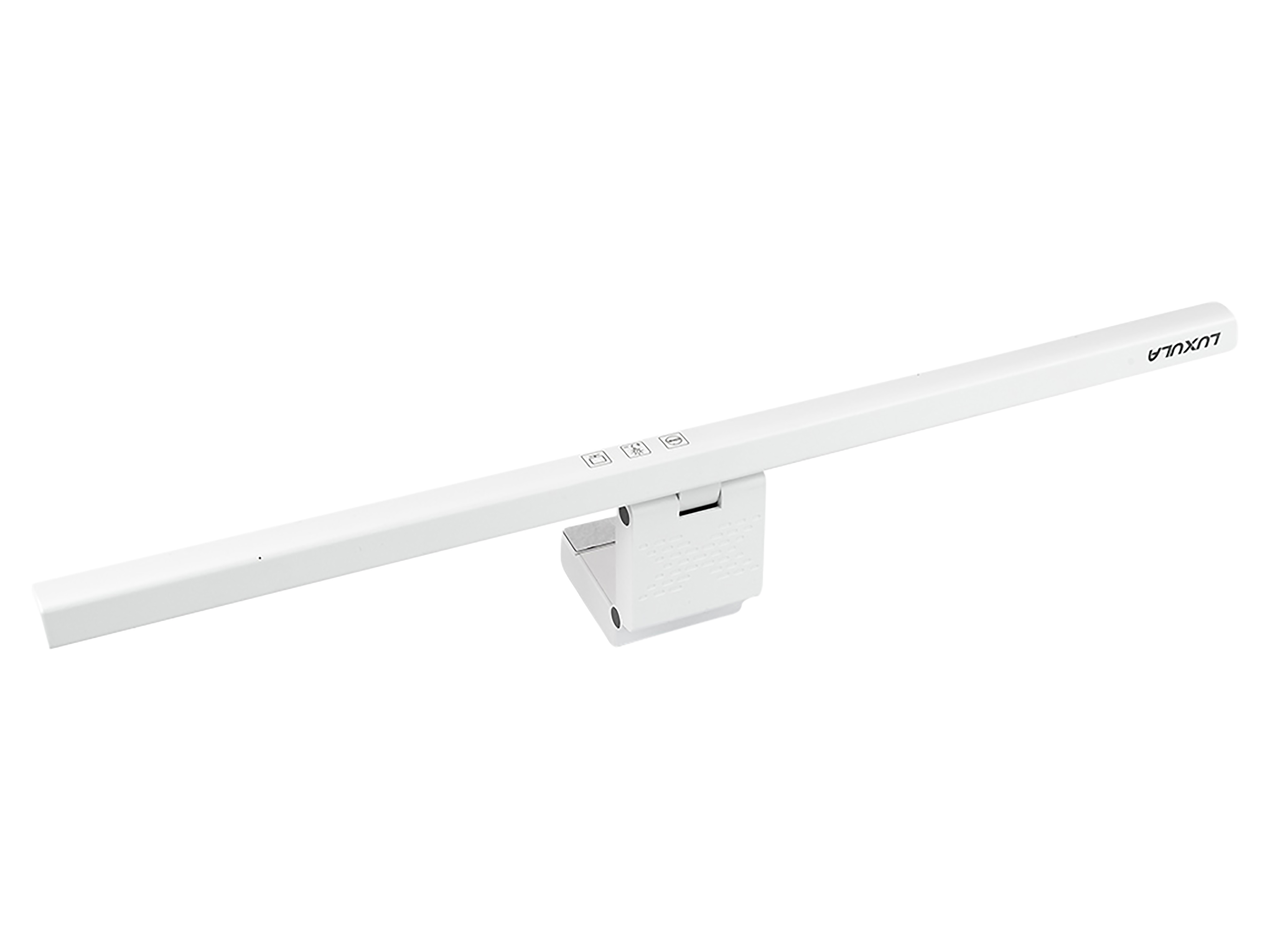 LUXULA LED-Monitorleuchte, 5W, EEK: G, 250lm, CCT, IP20, Touch Control, weiß, 50 cm