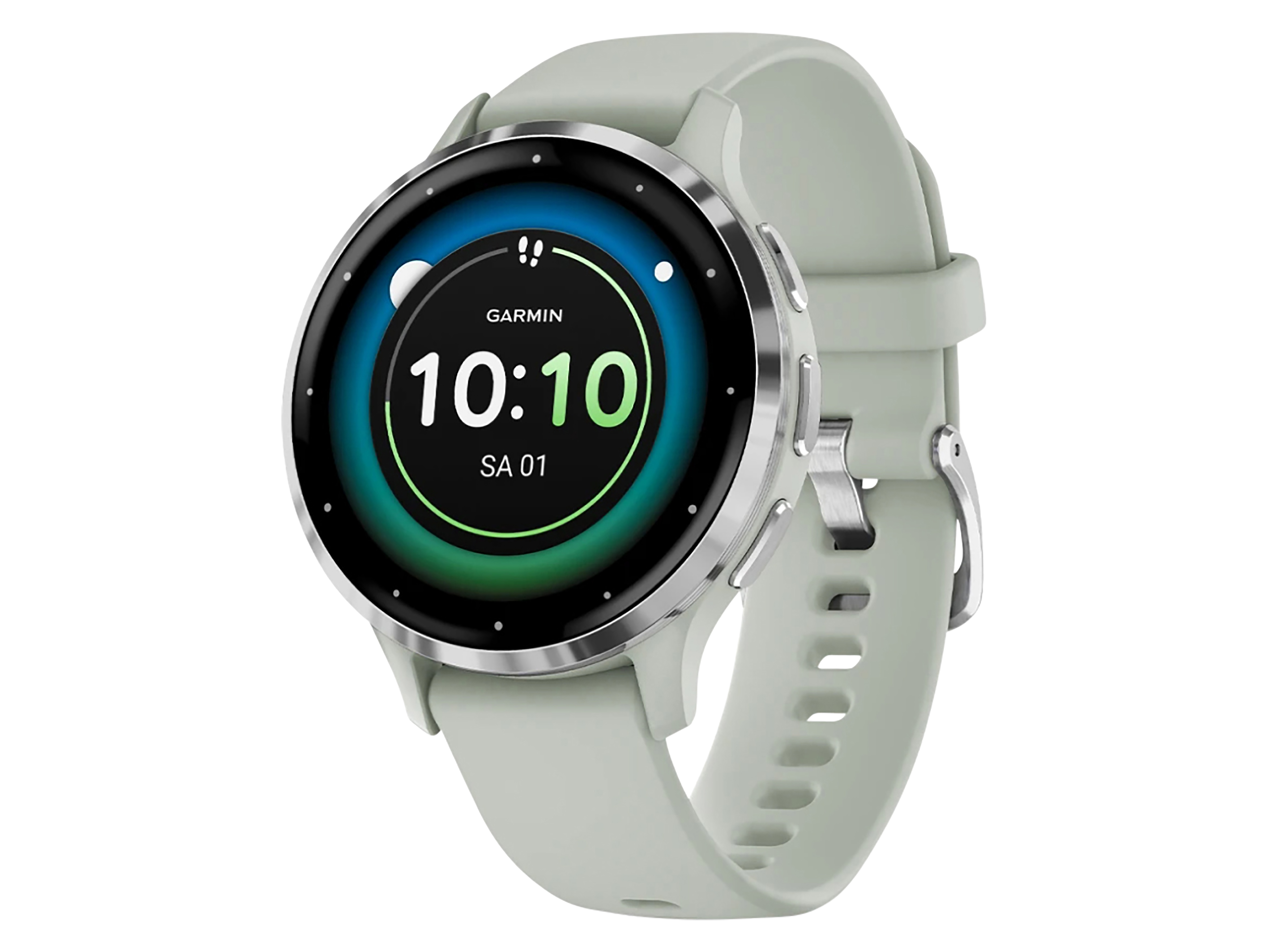 GARMIN Smartwatch Venu 3S salbeigrau/silber Silikon