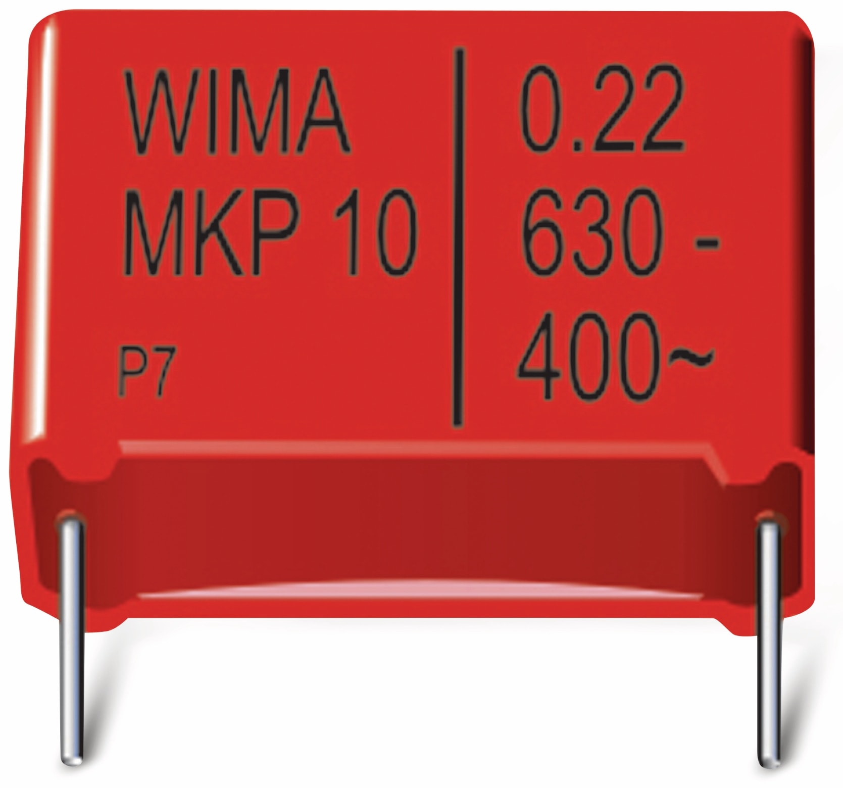 WIMA Folienkondensator, 0,01 UF, 1000 V, radial, RM 15, MKP1O121004B00KSSD WIMA Folienkondensator, MKP1O121004B00KSSD, 0,01UF, 1000V