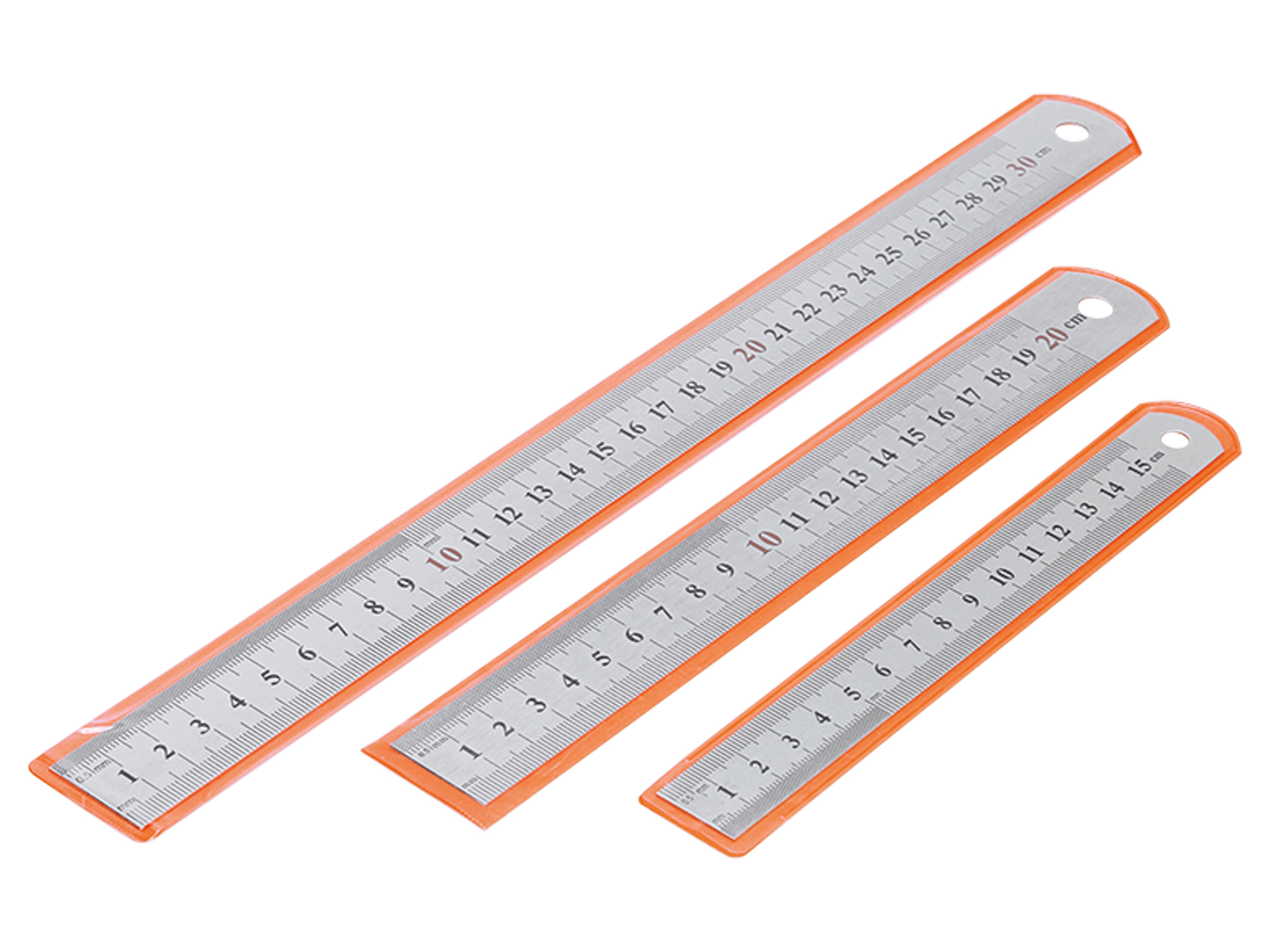 SINTRON Tools Stahllineal-3er-Set 207909, 15/20/30 cm SINTRON Tools Stahllineal-3er-Set 207909, 15/20/30 cm
