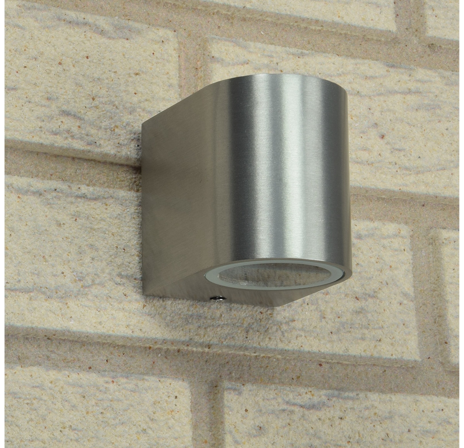 CHILITEC Wandleuchte CTW-1, IP44, GU10, Edelstahl CHILITEC Wandleuchte CTW-1, IP44, GU10, Edelstahl