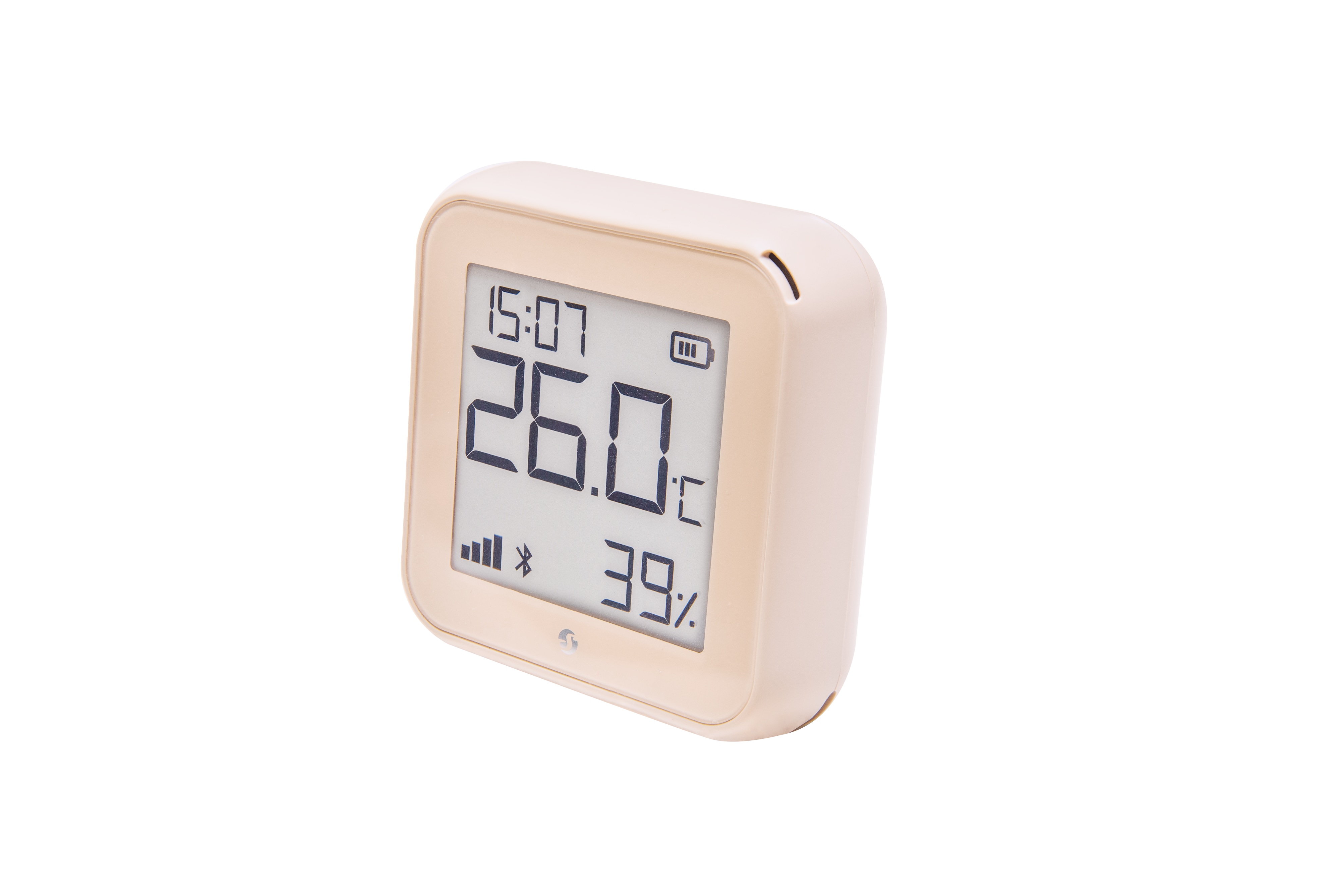 SHELLY WLAN-Temperatur- u. Feuchtigkeitssensor Plus H&T Gen. 3, BT, Mokka