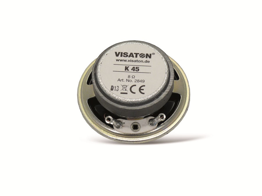VISATON Breitbandlautsprecher K45 - 8 Ω VISATON Kleinlautsprecher K45 - 8 Ω