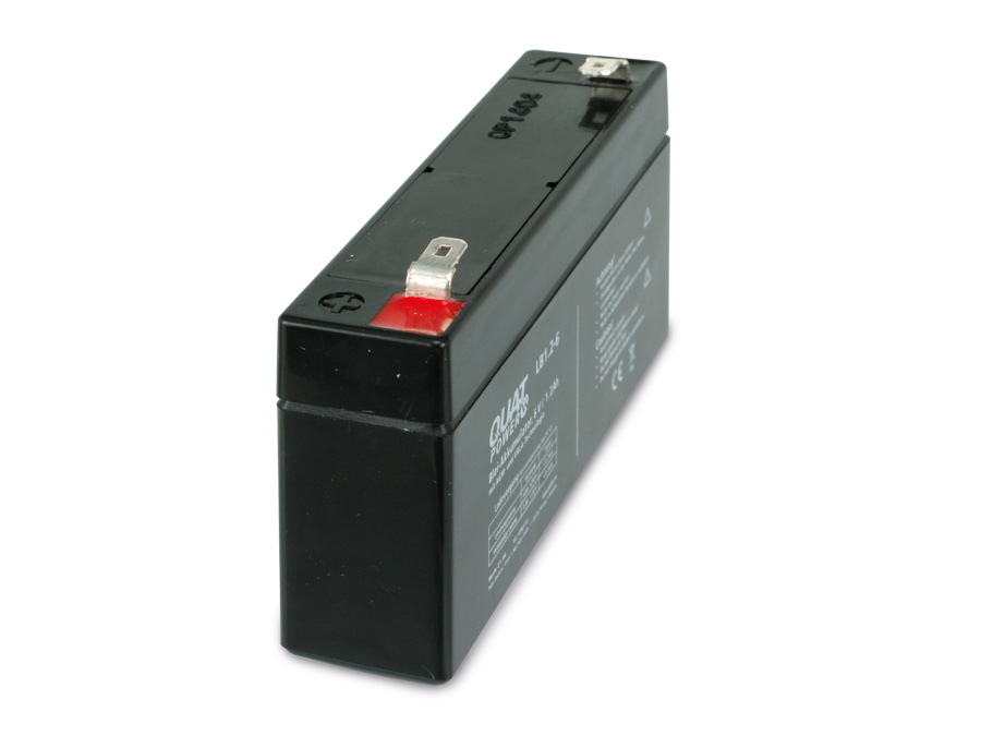 QUATPOWER Blei-Akkumulator LB1.2-6, 6 V-/1,2 Ah QUATPOWER Blei-Akkumulator LB1.2-6, 6 V-/1,2 Ah