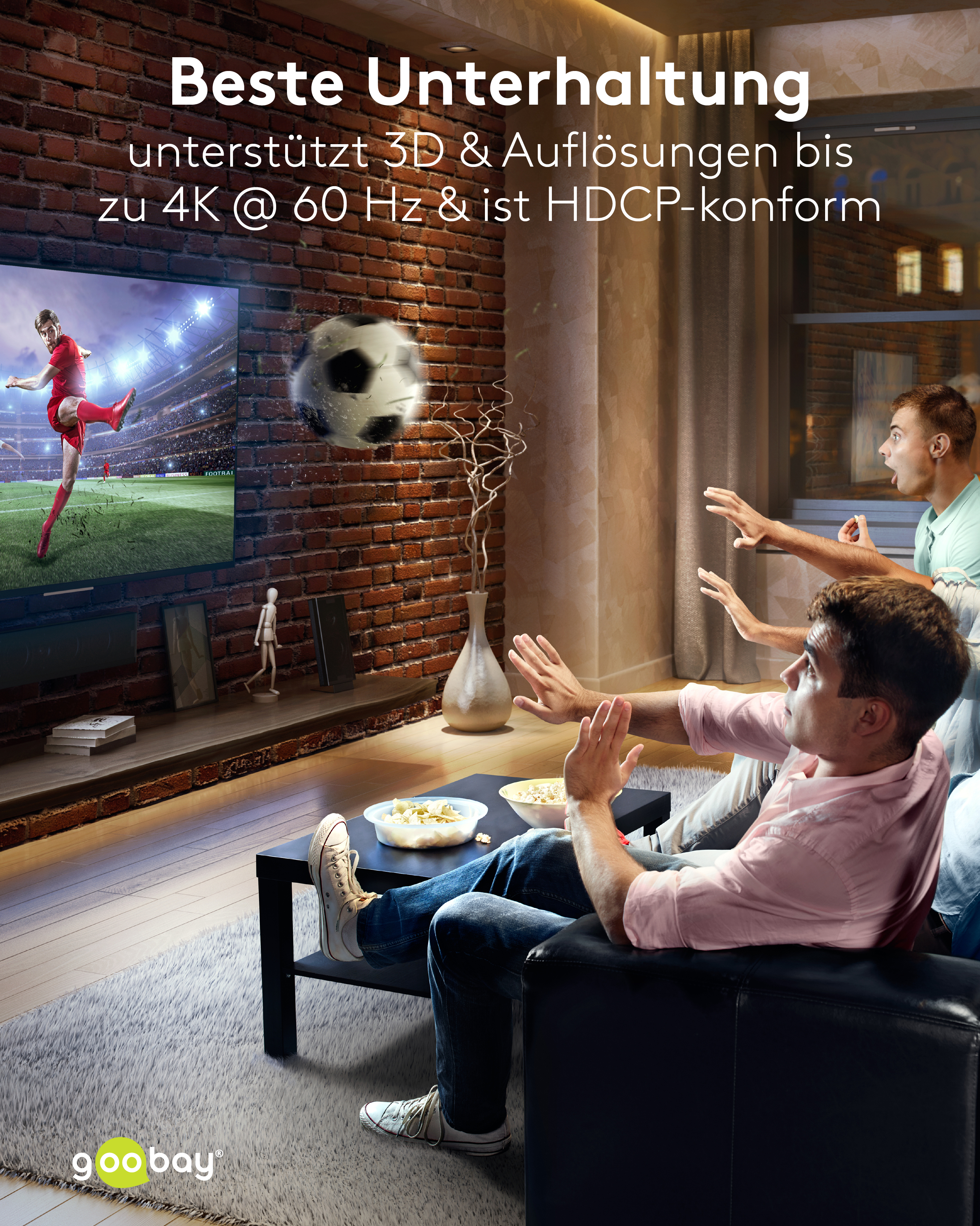 GOOBAY Manuelle HDMI-Umschaltbox 2 auf 1, 4K, 60 Hz GOOBAY Manuelle HDMI-Umschaltbox 2 auf 1, 4K, 60 Hz